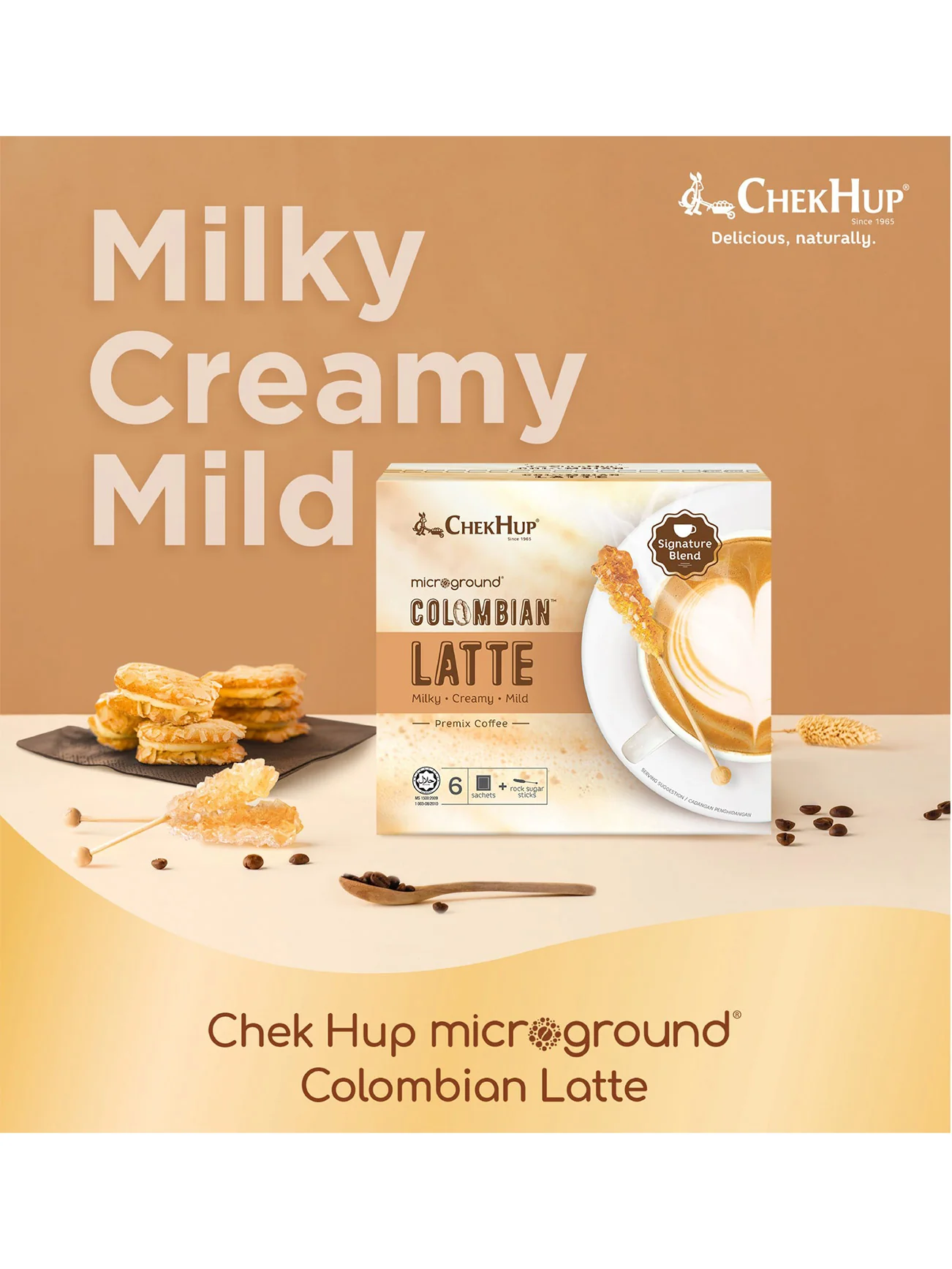 CHEK HUP MICROGROUND COLOMBIAN LATTE 6SX23G - Image 2