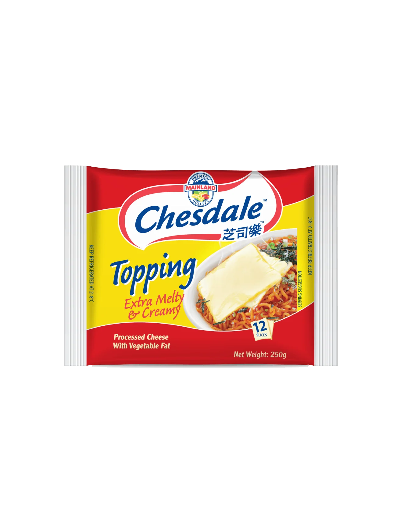CHESDALE CHEESE TOPPING 250G