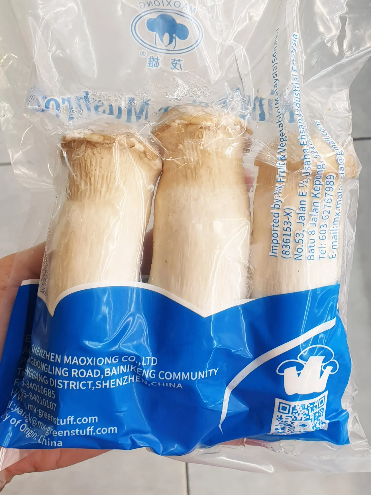 CHINA KING OYSTER MUSHROOM 200G - Image 2