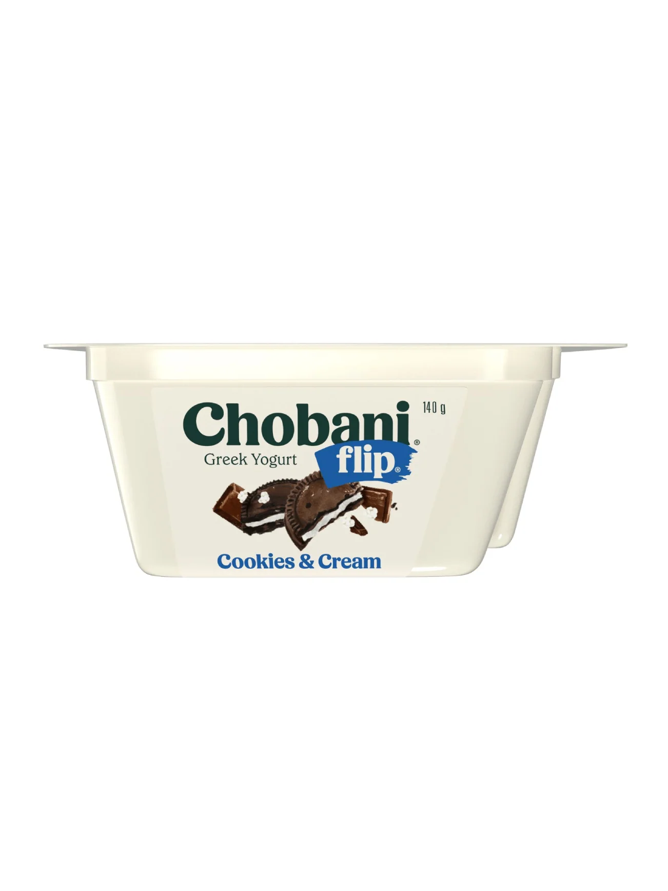 CHOBANI GREEK YOGHURT COOKIES & CREAM CRUNCH 140G - Image 2