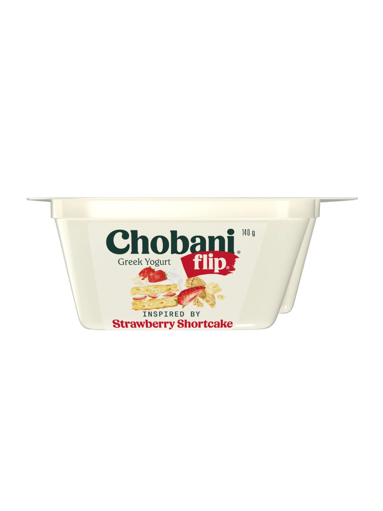 CHOBANI GREEK YOGHURT STRAWBERRY SHORTCAKE 140G - Image 2