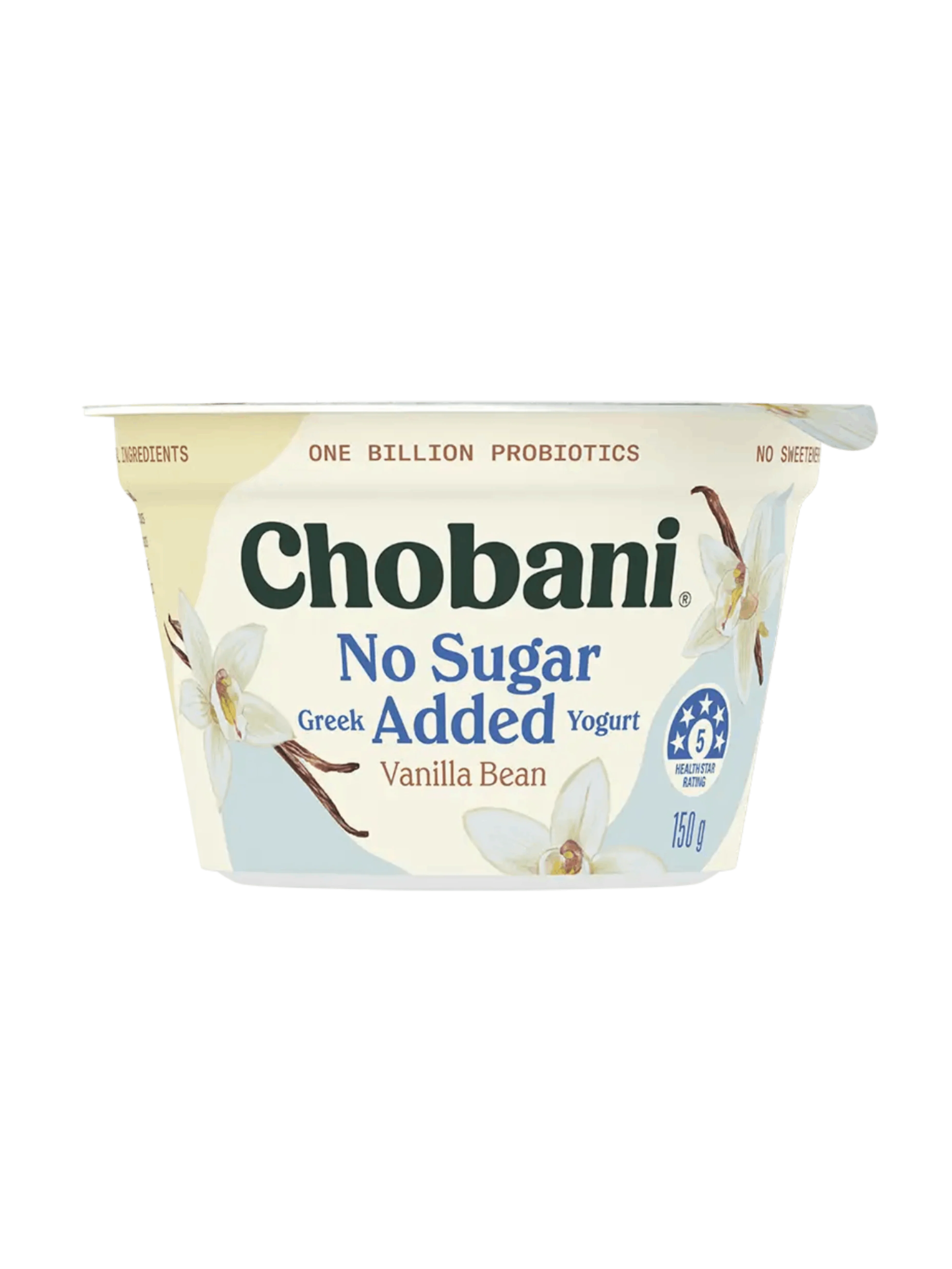 CHOBANI NSA VANILLA BEAN 150G - Image 2