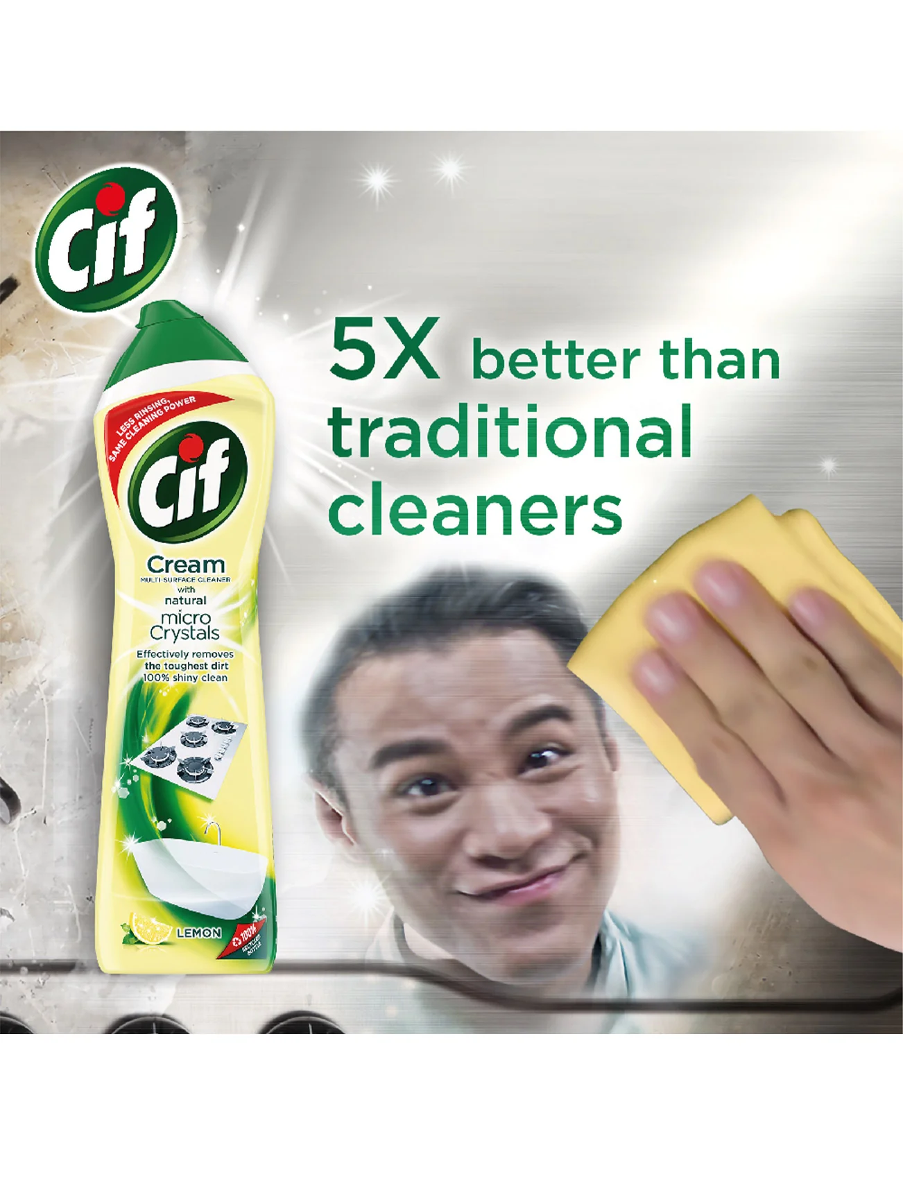 CIF CREAM LEMON 500ML - Image 6
