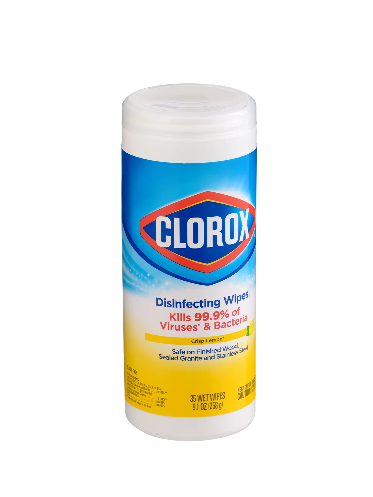 CLOROX DISINFECTING WIPES LEMON 35'S - Image 3