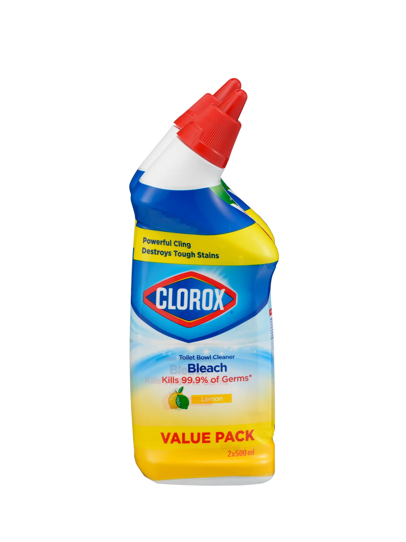 CLOROX TOILET BOWL CLEANER BLEACH LEMON TP 2X500ML - Image 3