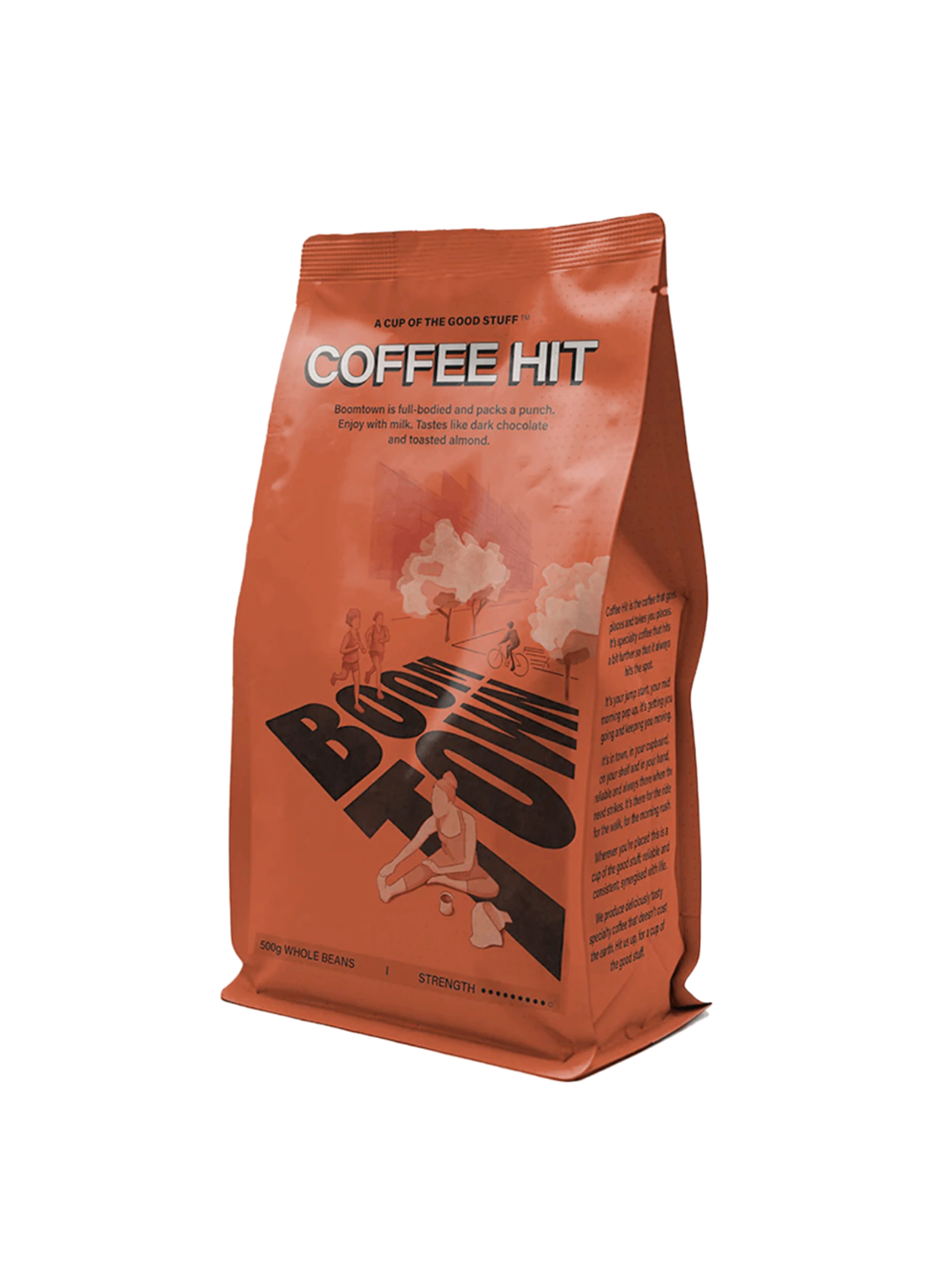 COFFEE HIT BOOM TOWN WHOLE BEAN 500G