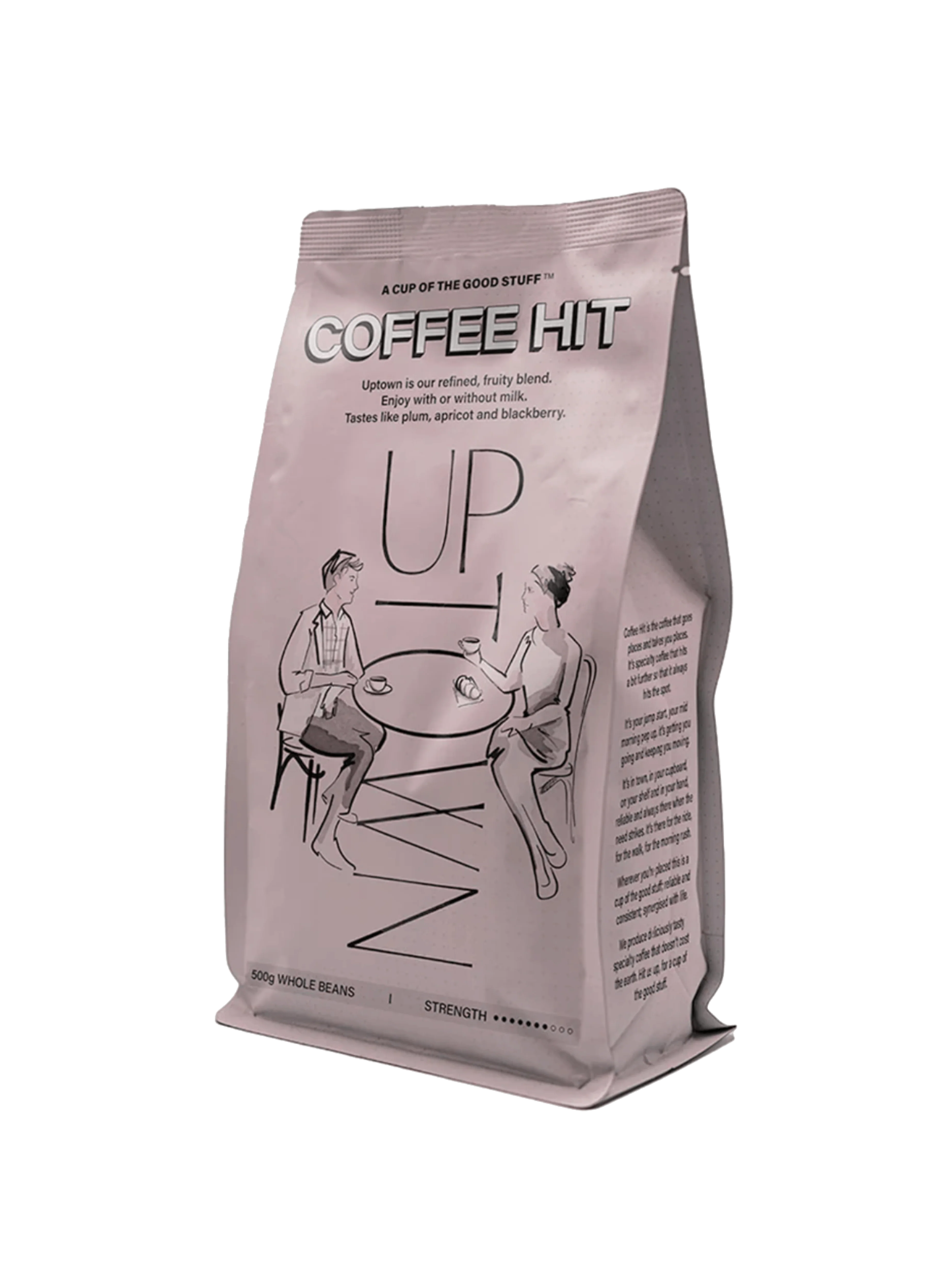COFFEE HIT UP TOWN WHOLE BEAN 500G