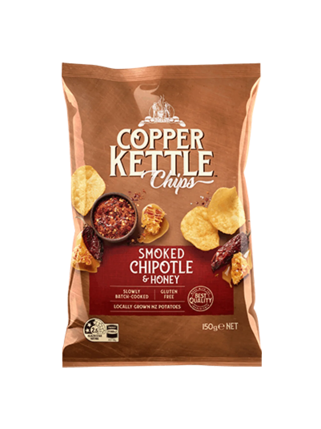 COPPER KETTLE CHIPS SMKED CHIPOTLE&HONEY 150G - Image 2