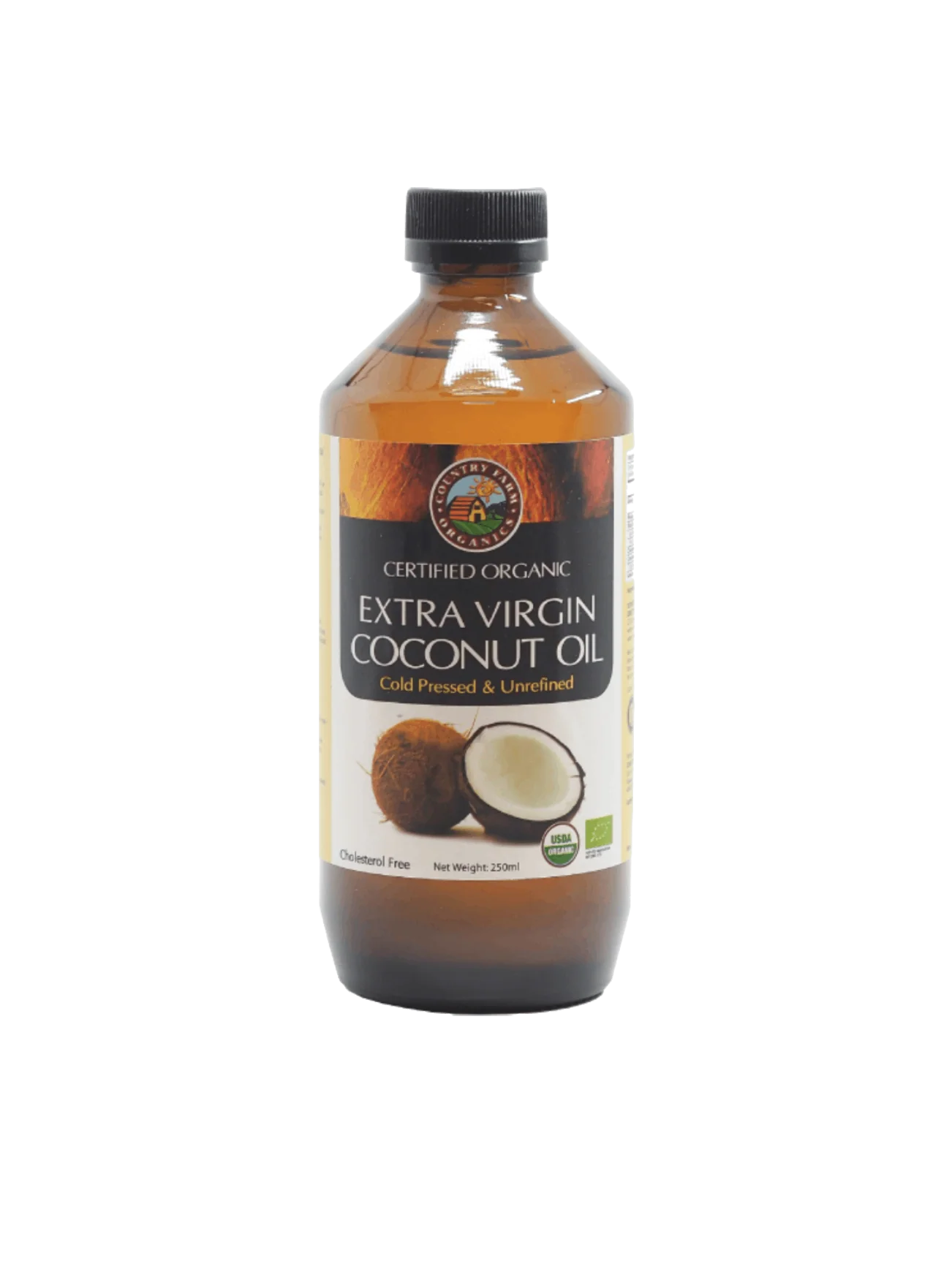 COUNTRY FARM ORG VIRGIN COCONUT OIL PH 250ML