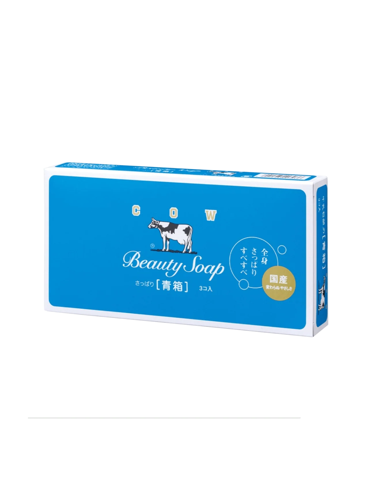 COW BRAND BEAUTY SOAP BLUE BOX 3X90G