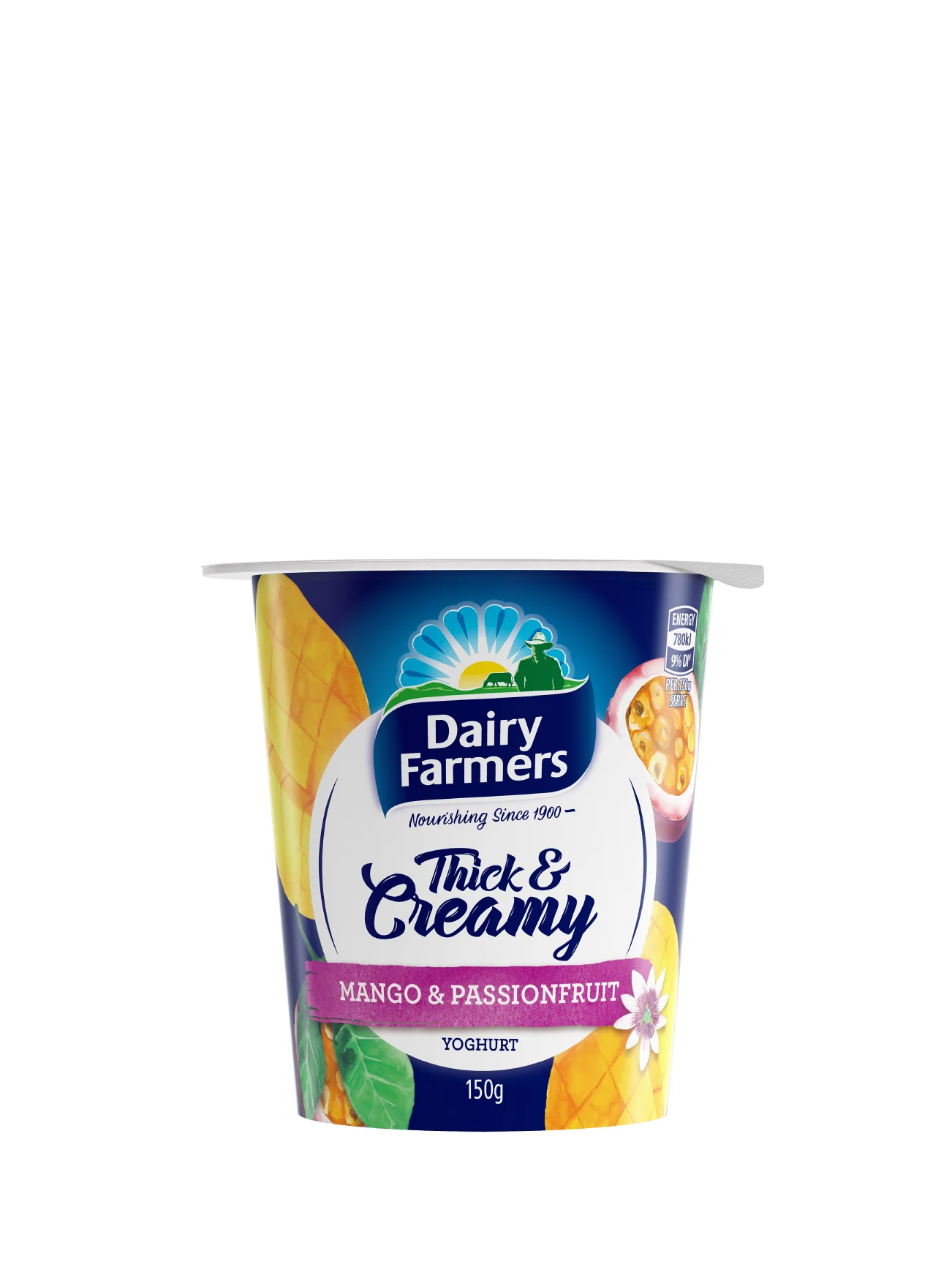 DAIRY FARMERS T&C MANGO PASSION FRUIT 150GM