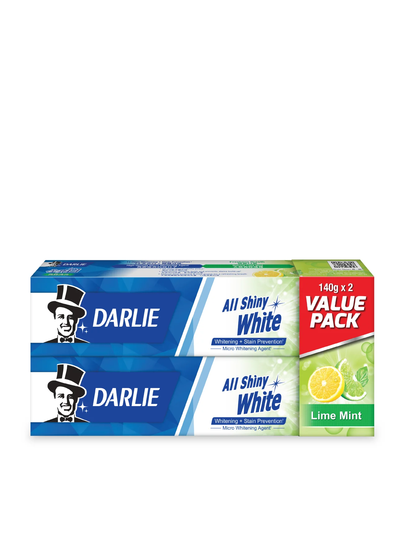 DARLIE ASW TOOTHPASTE LIME MINT 140GX2 - Image 2