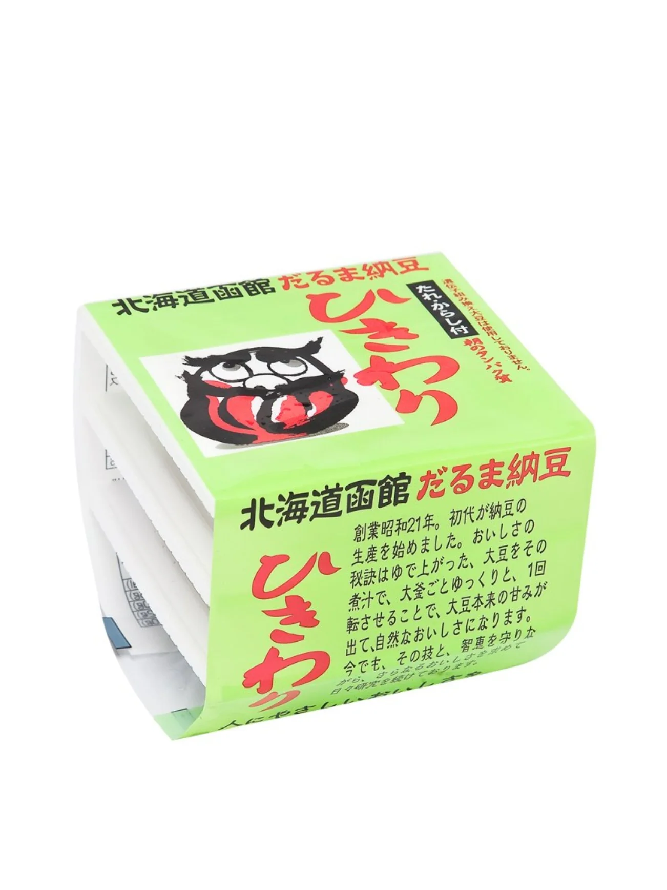 DARUMA SHOKUHIN HAKODATE HIKIWARI NATTO 40G - Image 2