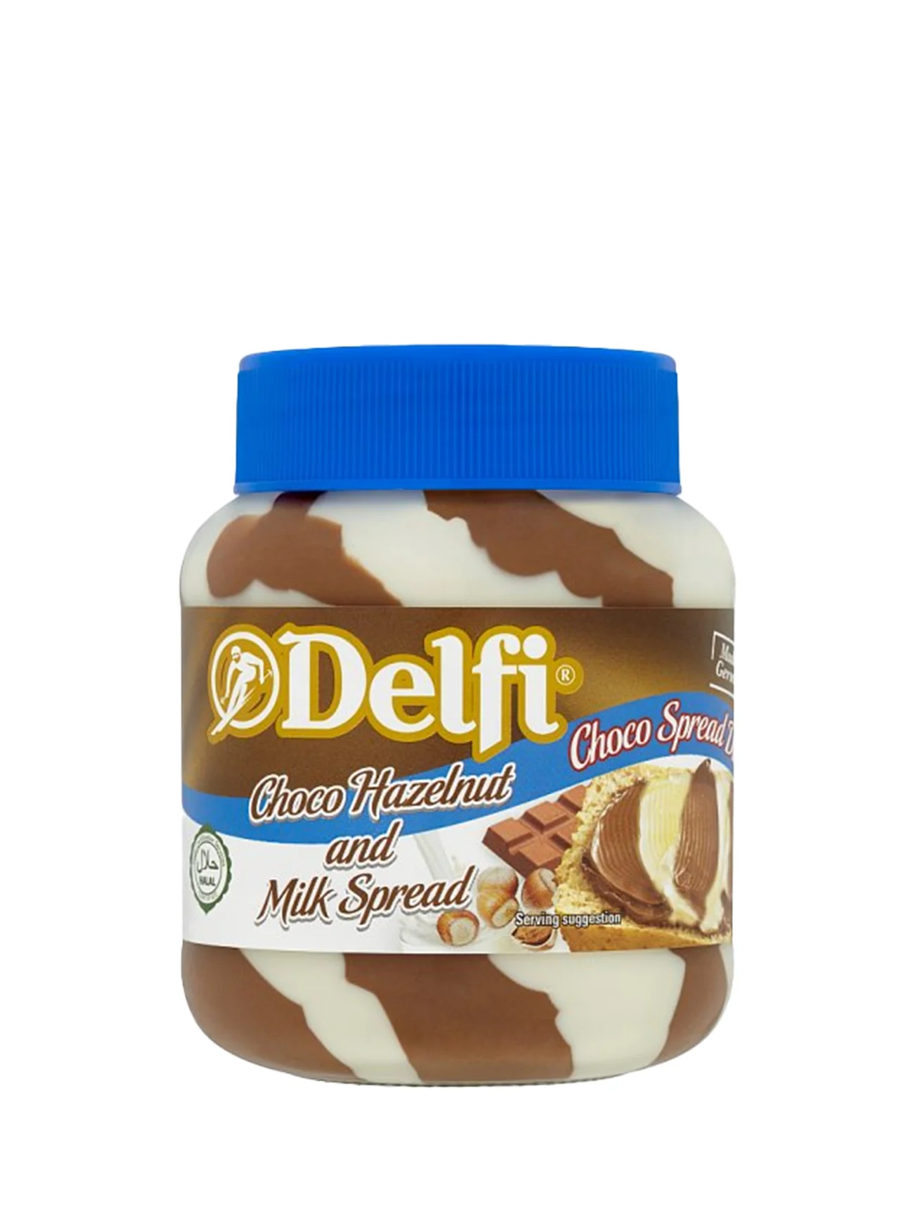 DELFI CHOCO HAZELNUT & MILK SPREAD 350G