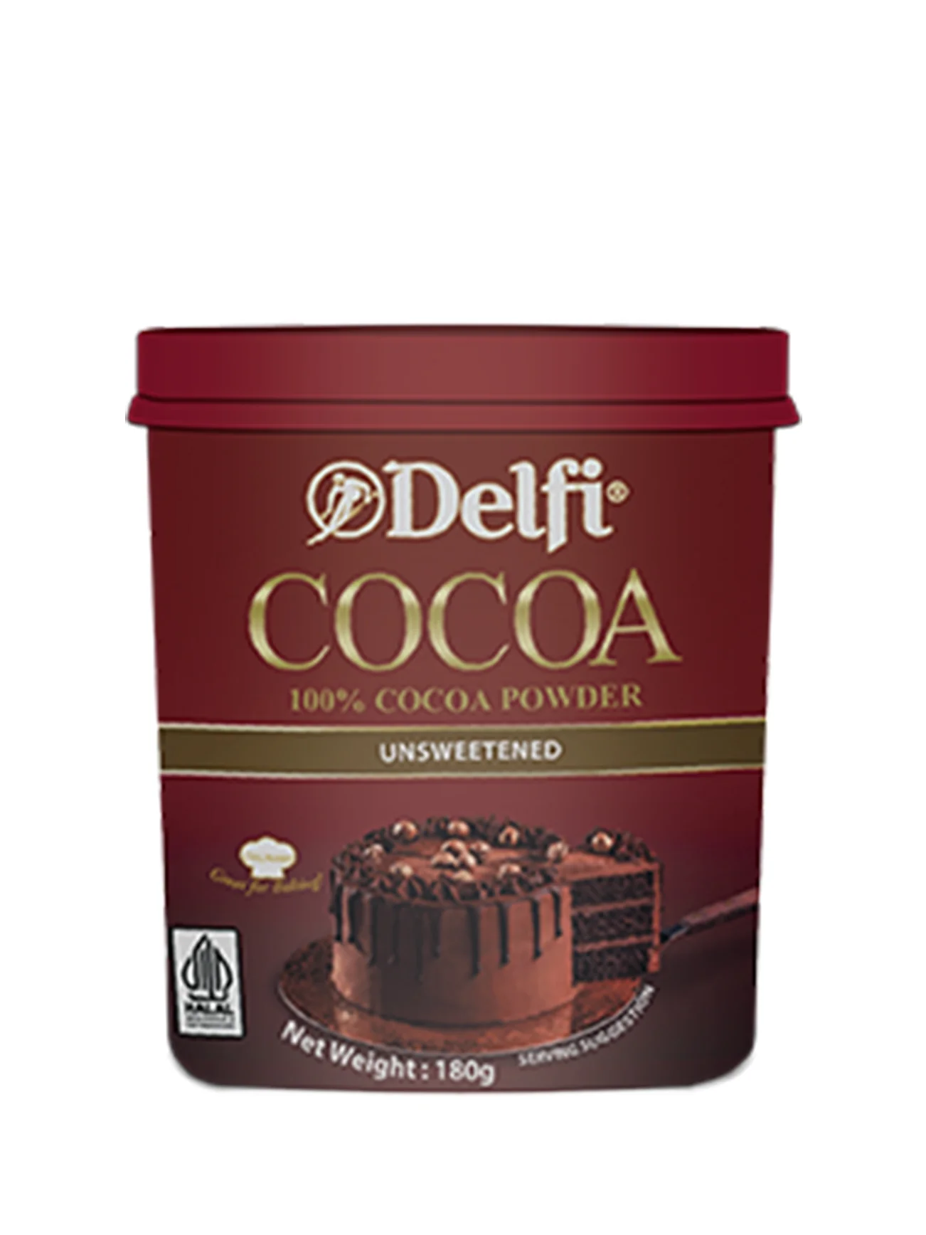 DELFI UNSWEETENED COCOA POWDER 180G
