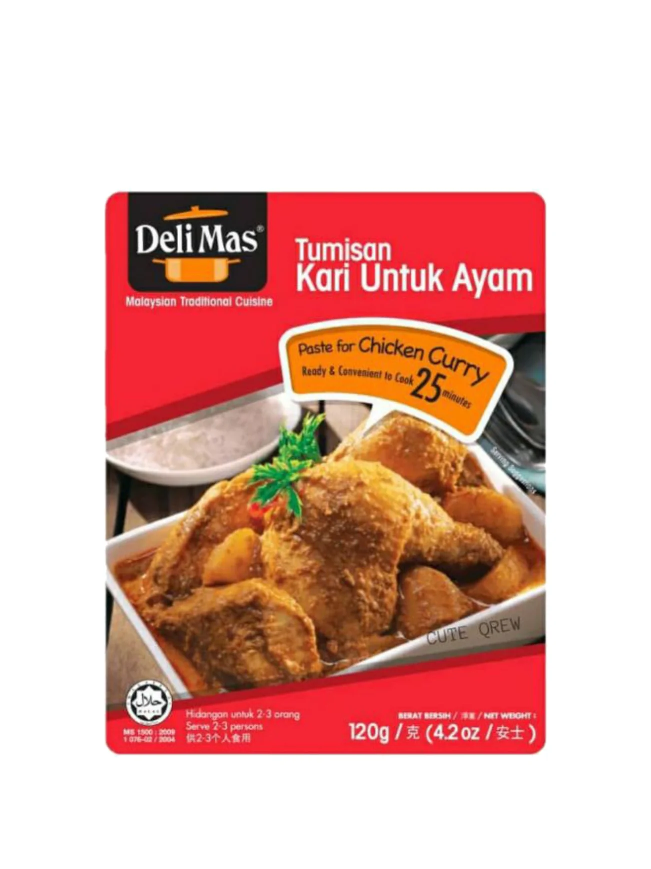 DELIMAS TUMISAN KARI AYAM 120G