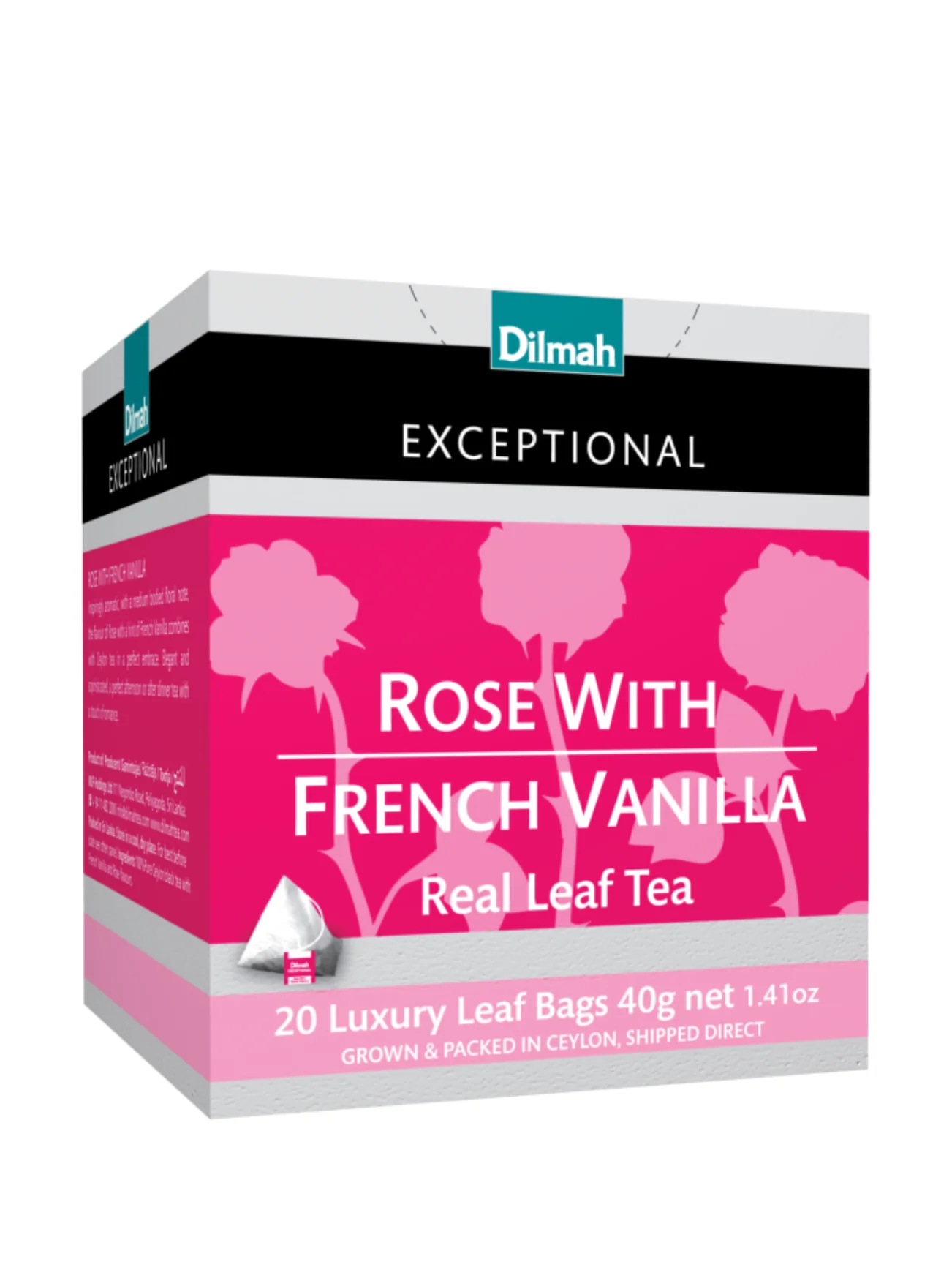 DILMAH EXCPT ROSE WITH FRENCH VANILLA 20'S