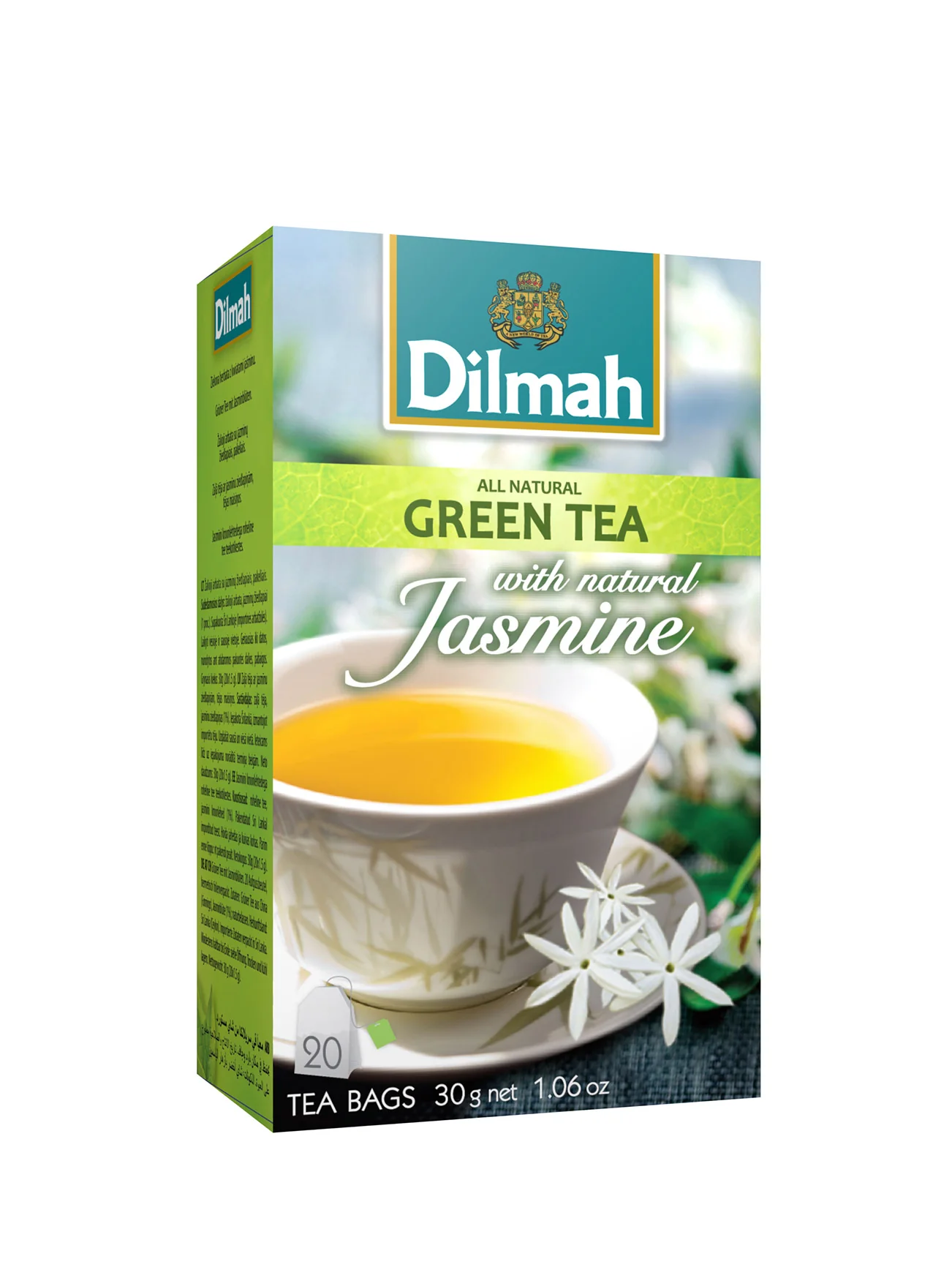 DILMAH GREEN TEA JASMINE PETALS 20'S - Image 3
