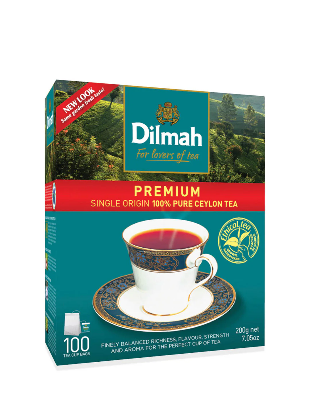 DILMAH PREMIUM TAG TEABAG 100X2G