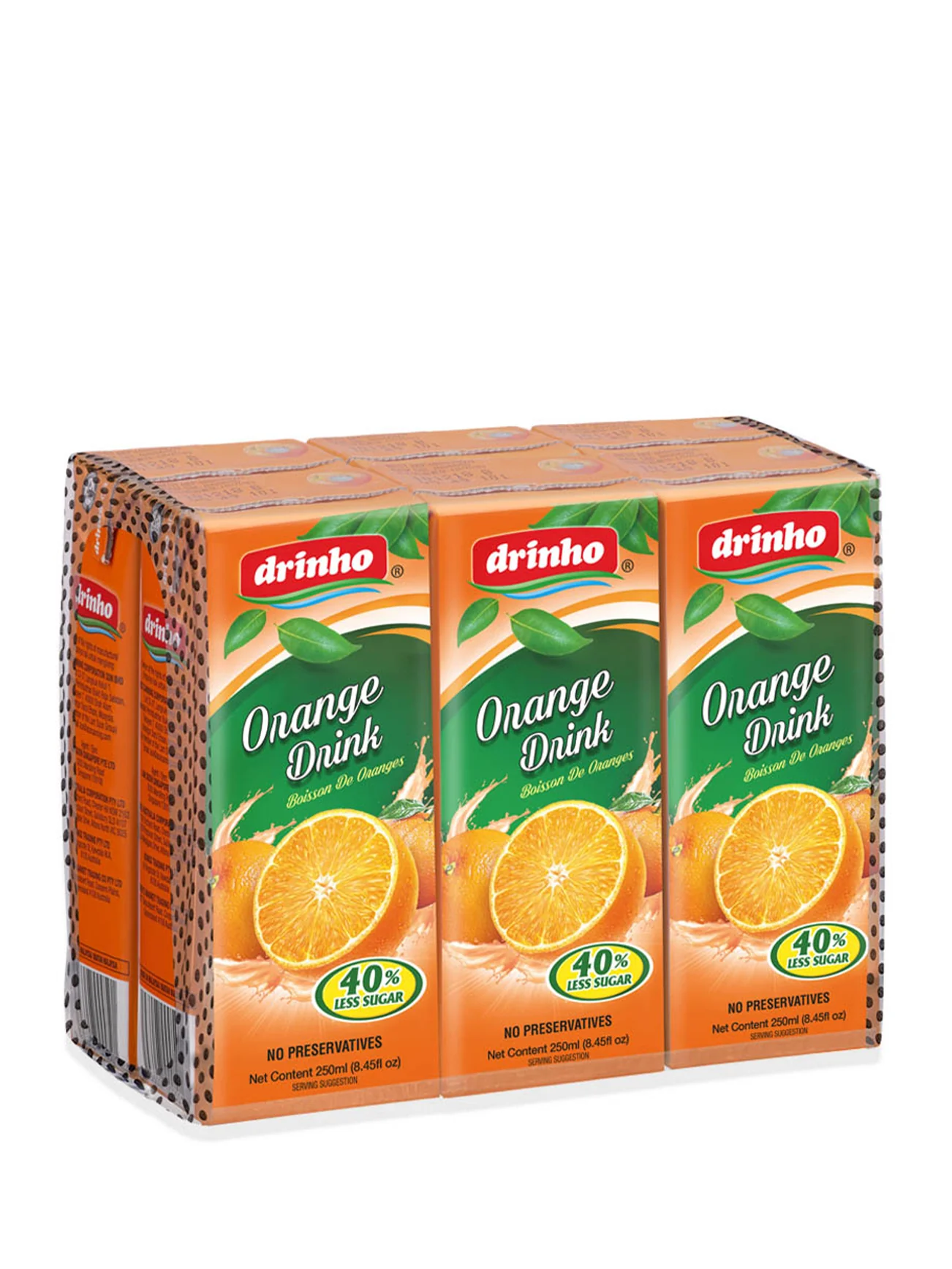 DRINHO ORANGE 6X250ML