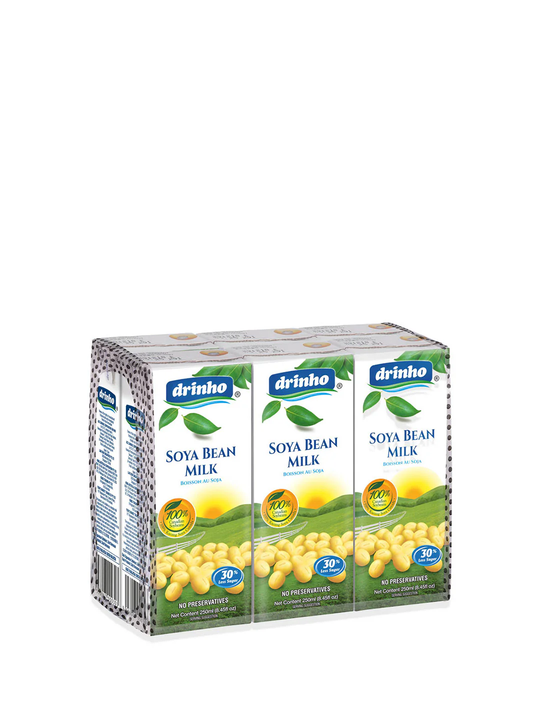 DRINHO SOYA BEAN 6X250ML - Image 2