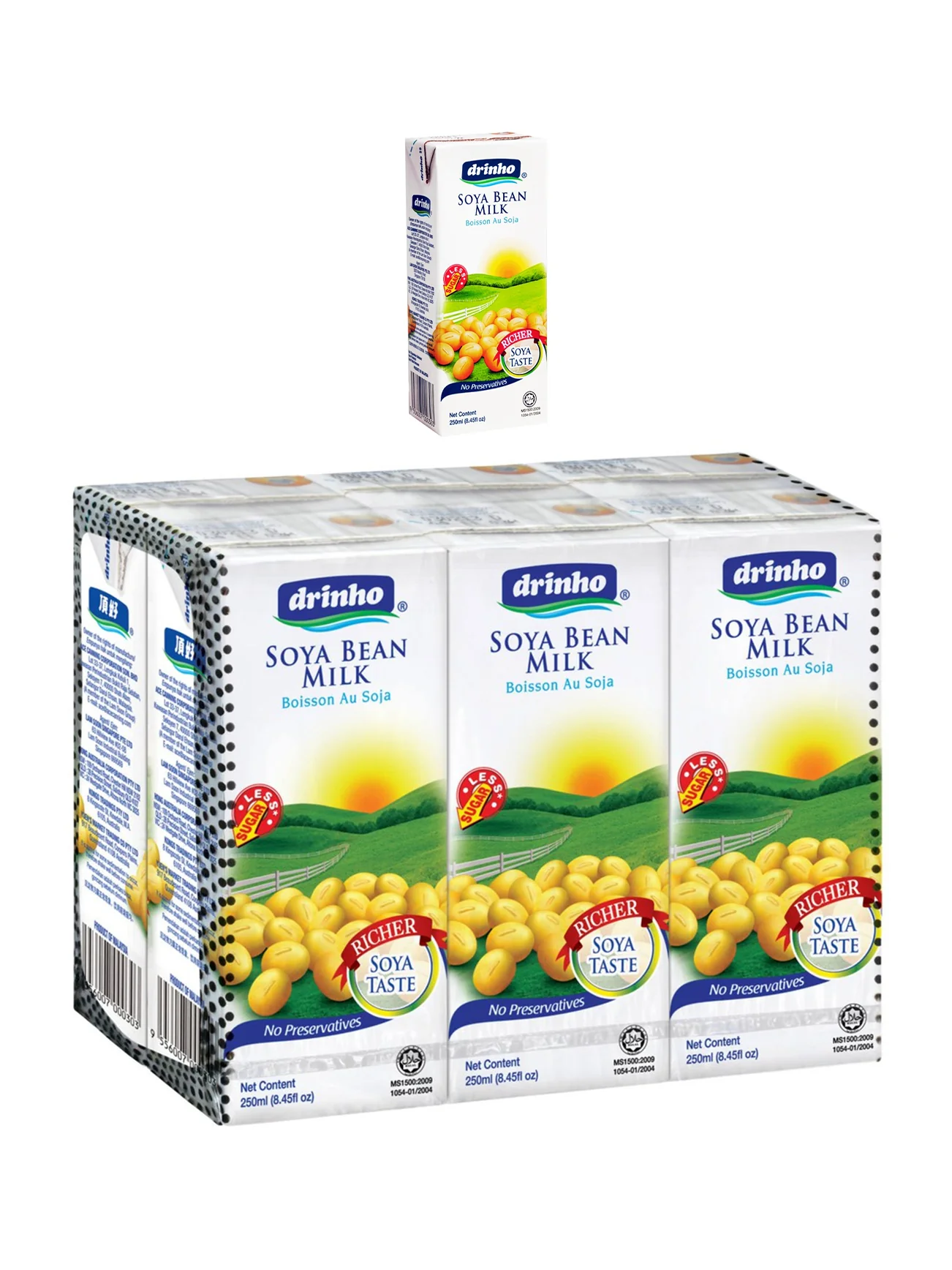 DRINHO SOYA BEAN 6X250ML - Image 4
