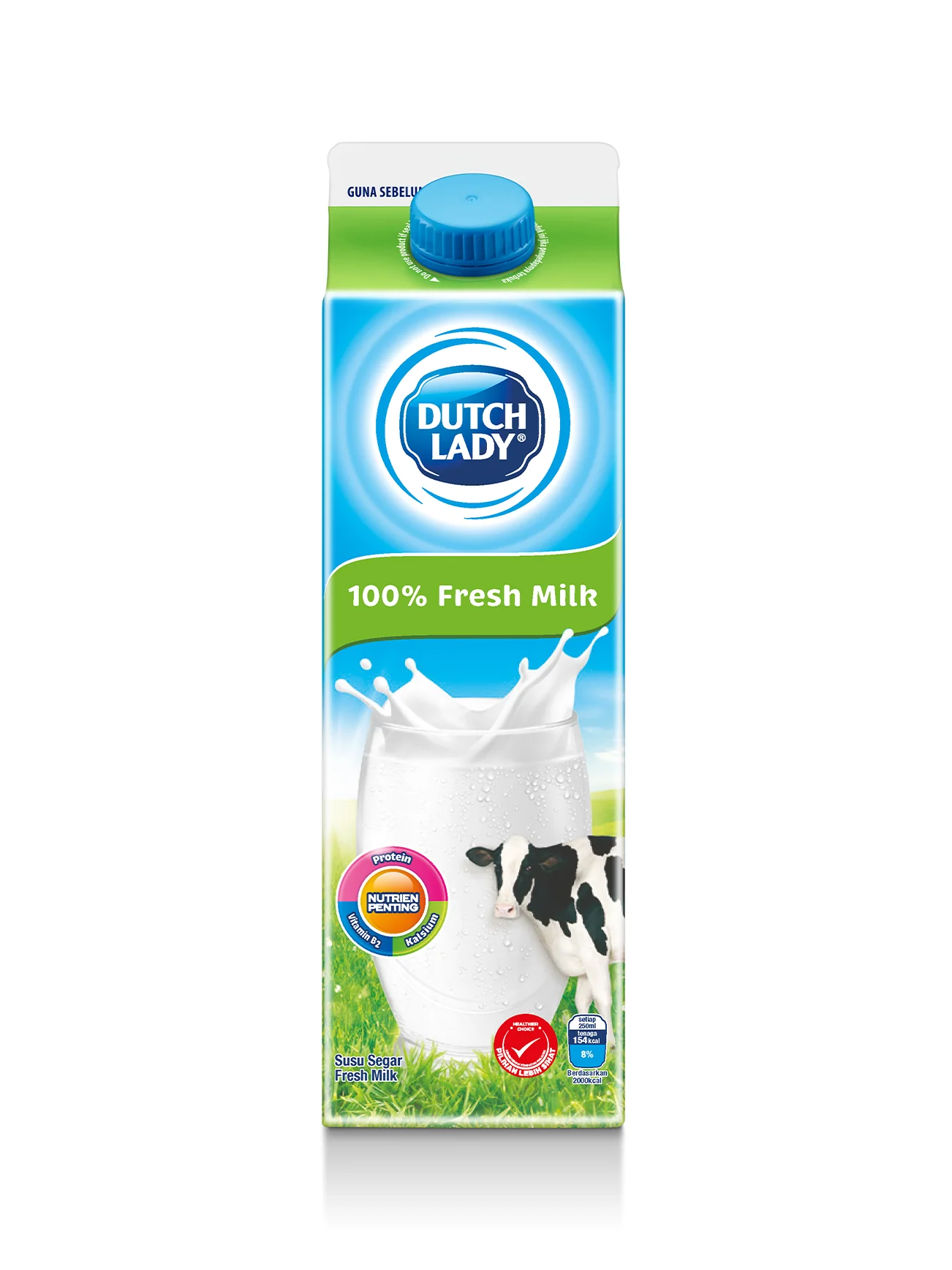 DUTCH LADY PAST FRESH MILK 1L - Image 2
