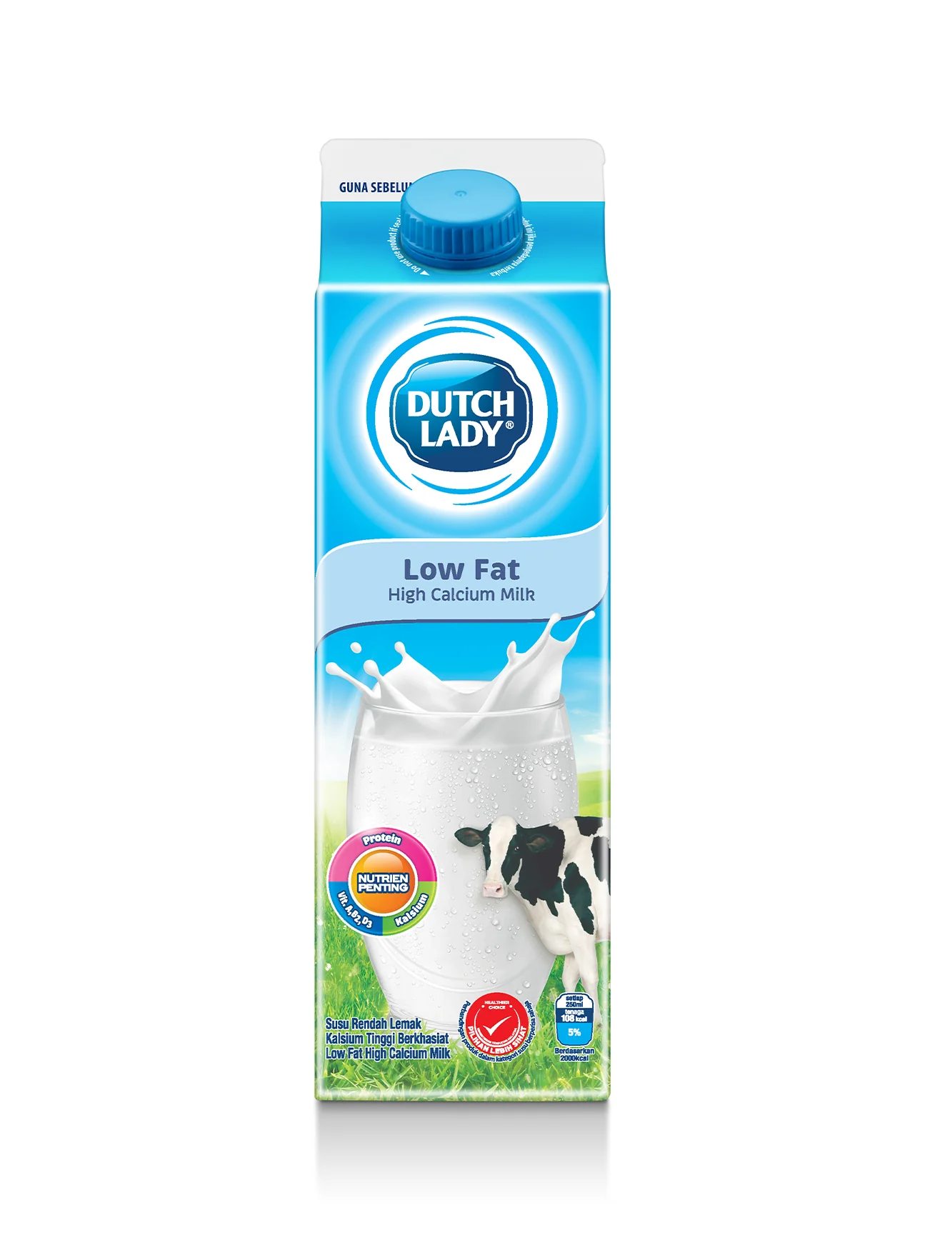 DUTCH LADY PAST LOW FAT MILK 1L - Image 2