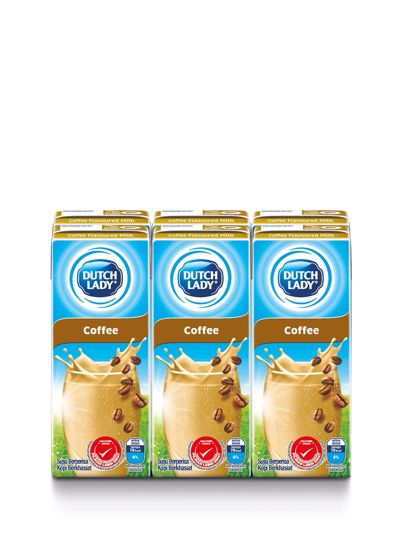 DUTCH LADY UHT COFFEE 6X200ML - Image 2