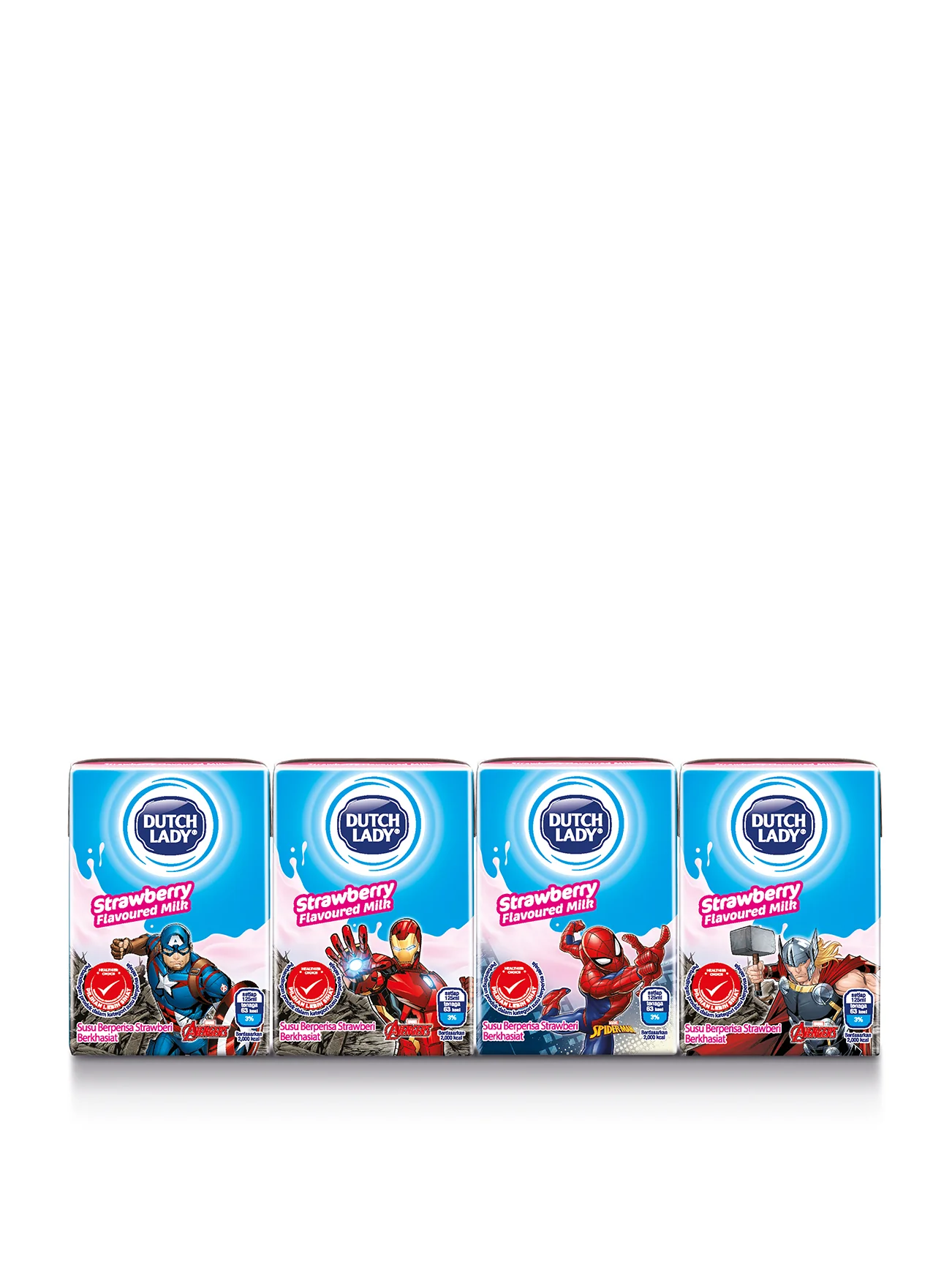 DUTCH LADY UHT MILKY MARVEL STRAW 4X125ML