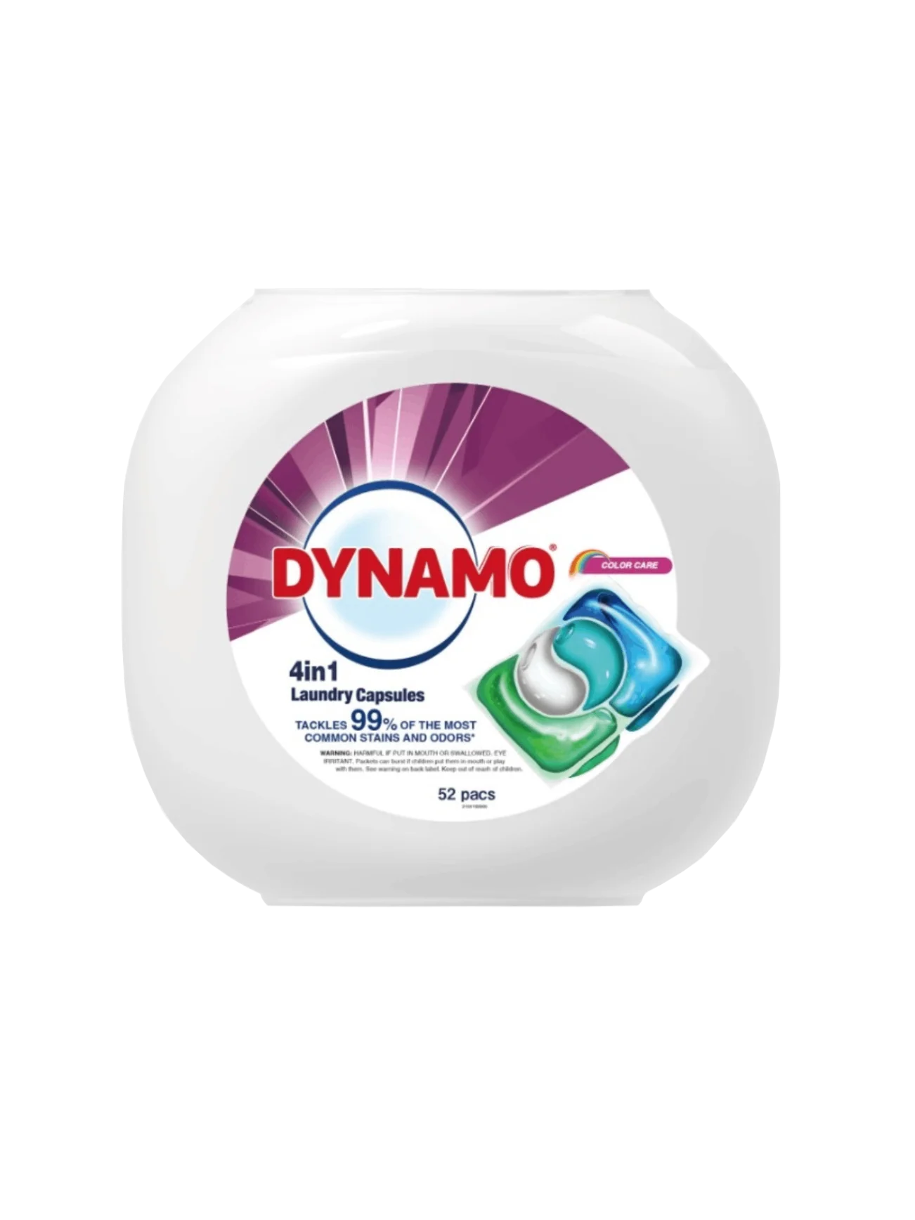 DYNAMO 4IN1 LAUNDRY CAPSULE COLOUR CARE 52S