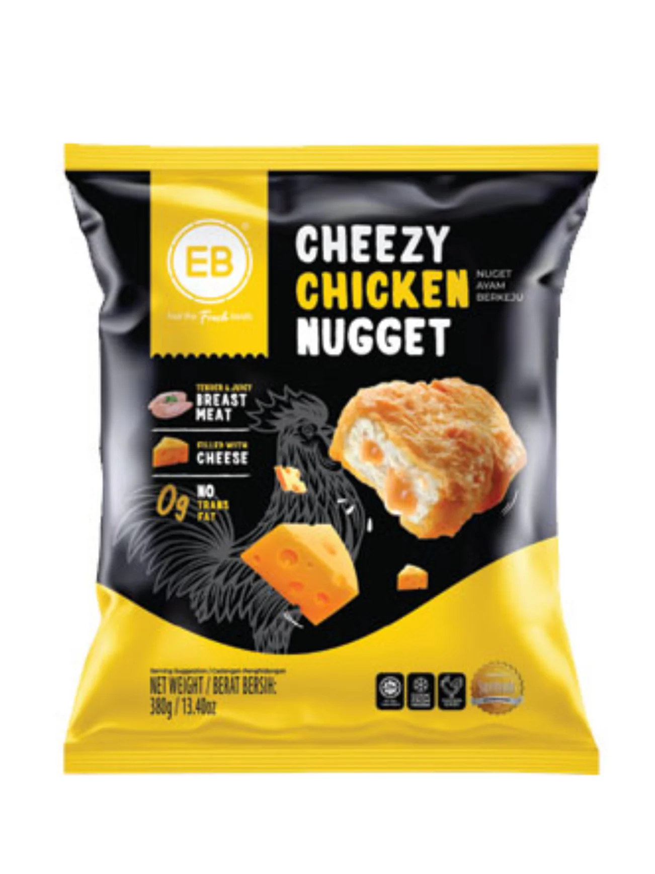 EB CHEEZY CHICKEN NUGGET 380G