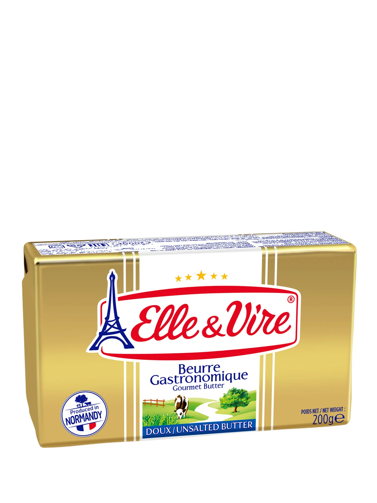 ELLE+VIRE DOUX UNSALTED BUTTER 200G