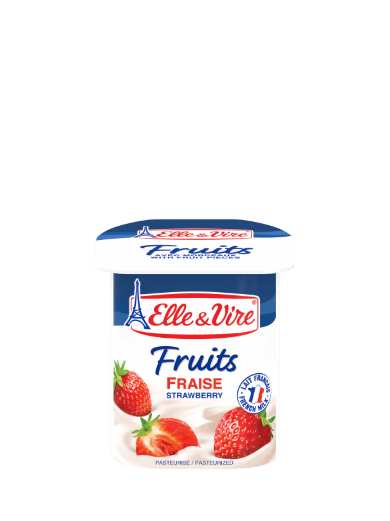 ELLE+VIRE STRAWBERRY YOGURT 125GM