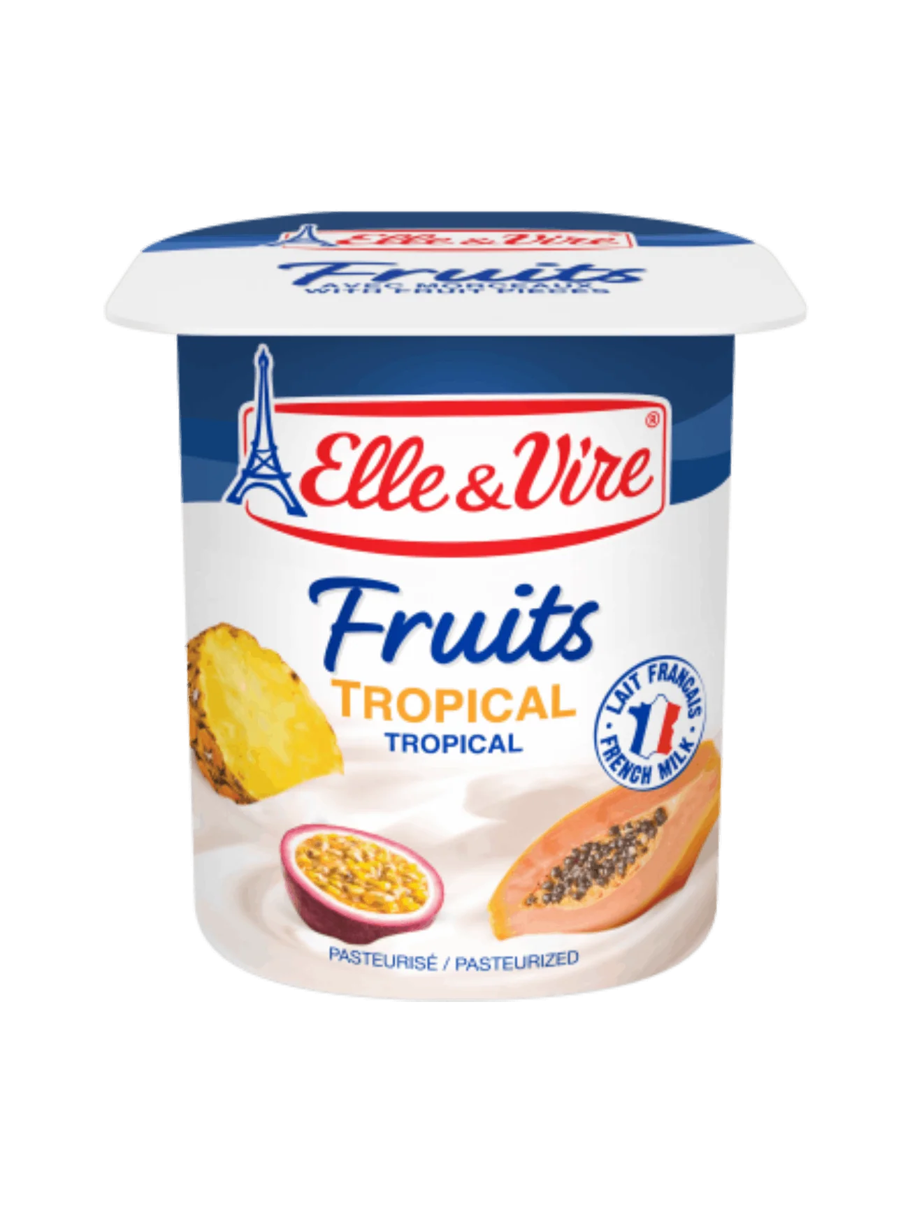 ELLE&VIRE TROPICAL DAIRY DESSERT 125G