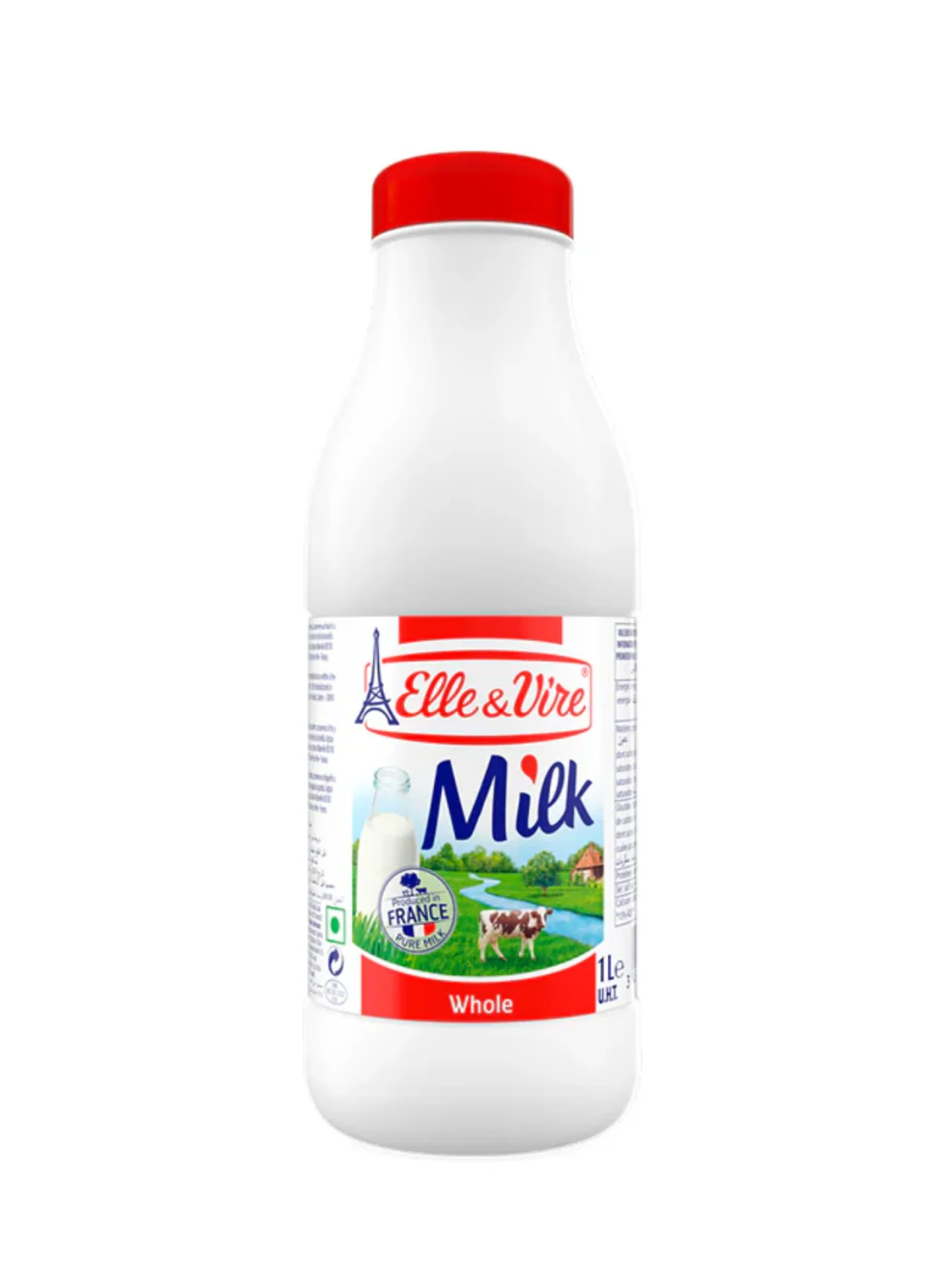 ELLE & VIRE UHT WHOLE MILK 1L