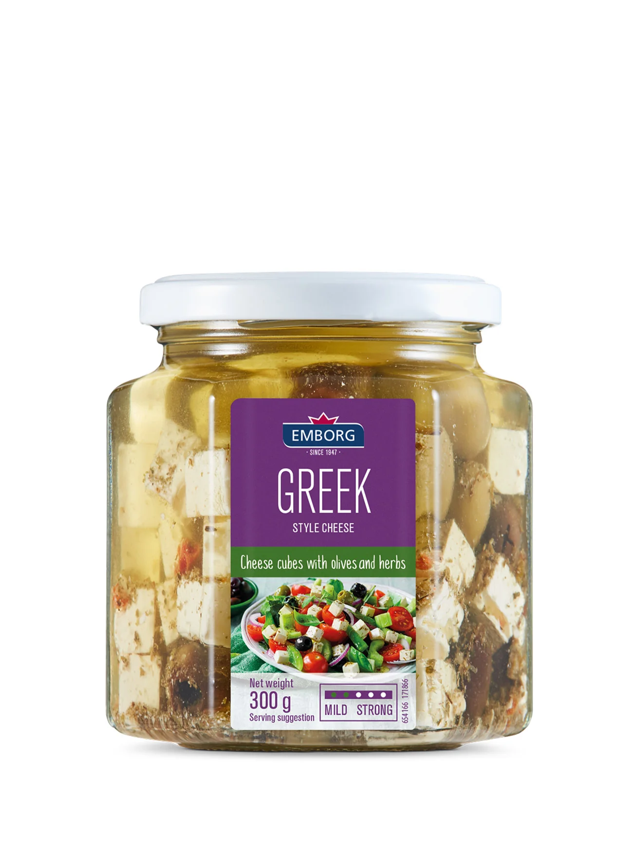 EMBORG FETA IN OIL W/OLIVE N HERBS 300GM - Image 2