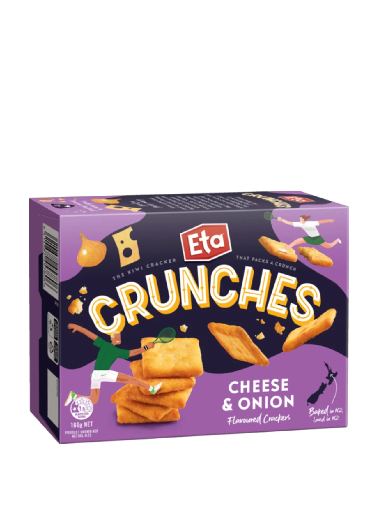 ETA CRUNCHES CHEESE ONION 160G