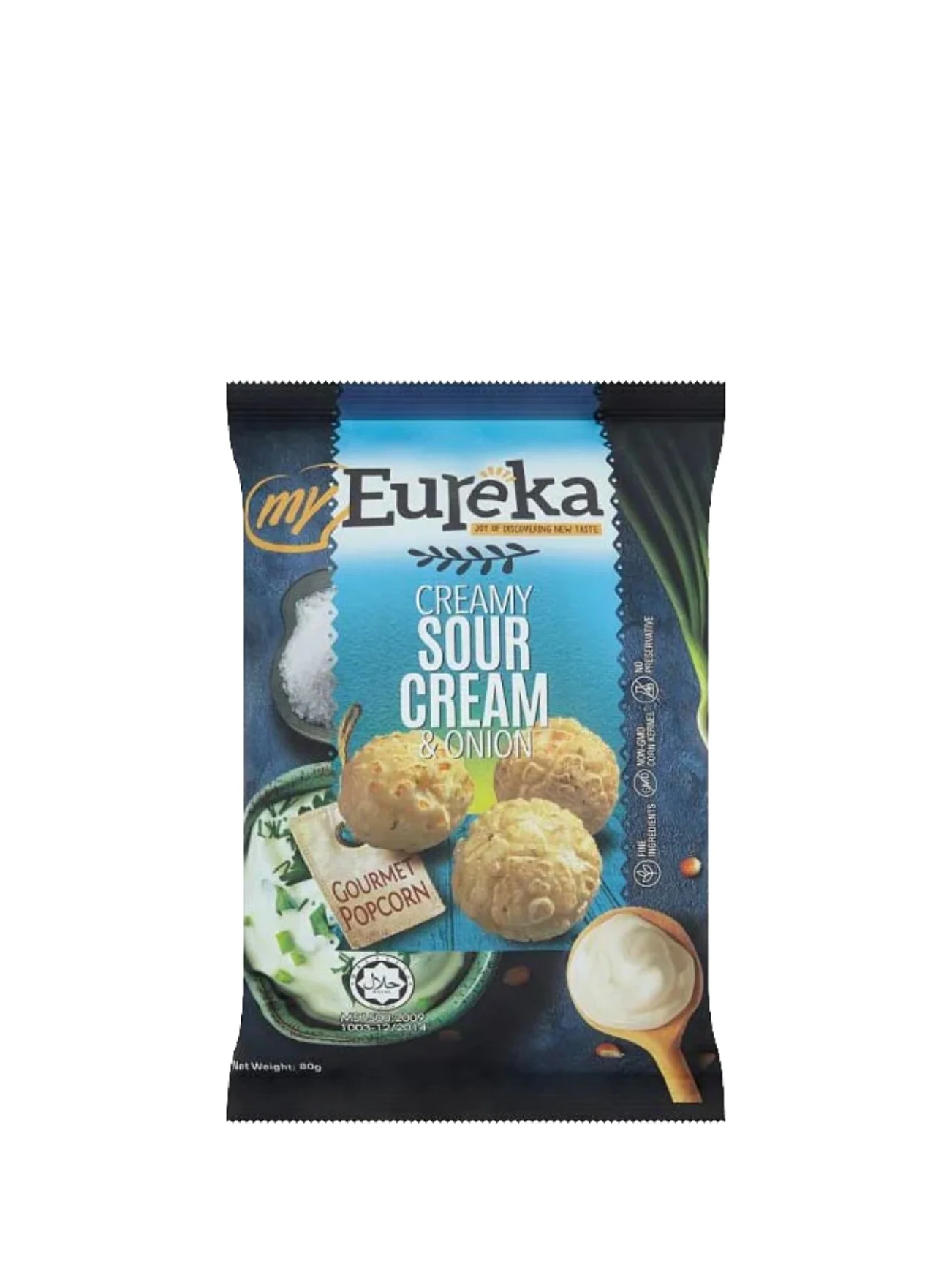 EUREKA POPCORN SOUR CRM & ONION 80G