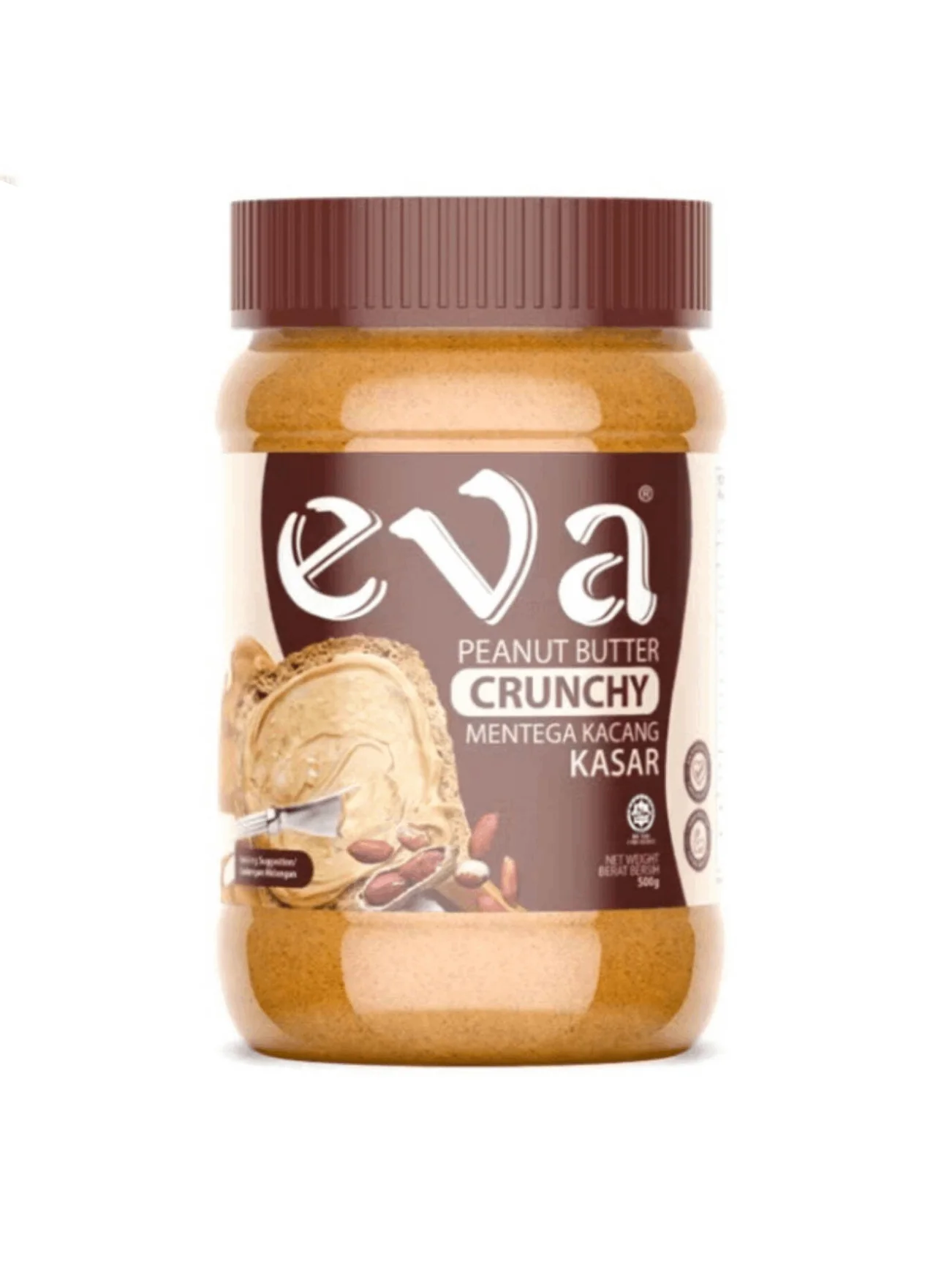 EVA CRUNCHY PEANUT BUTTER 500G