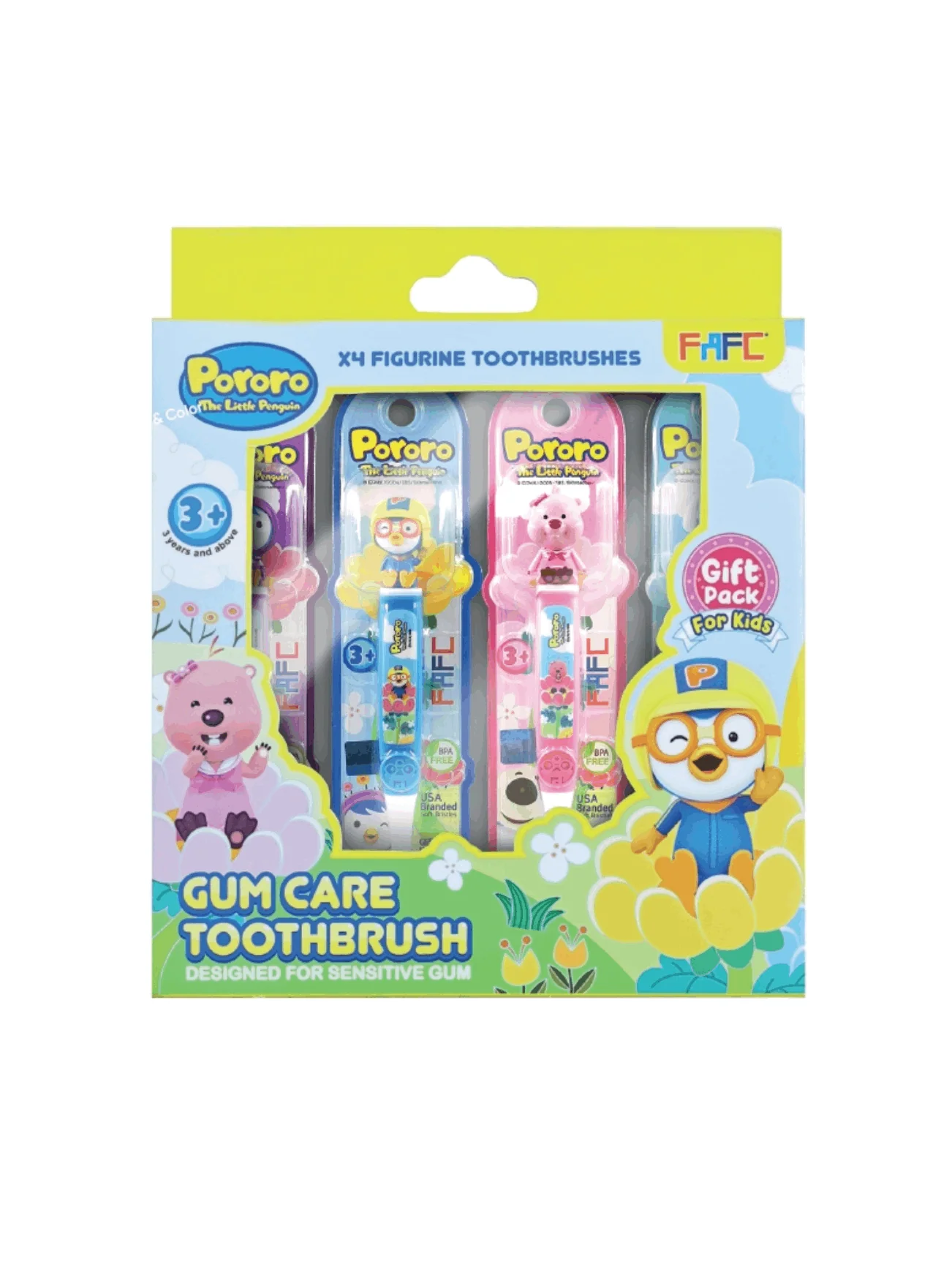 FAFC 2PCS PORORO TB + 1PC 2080 KIDS TP GIFTSET