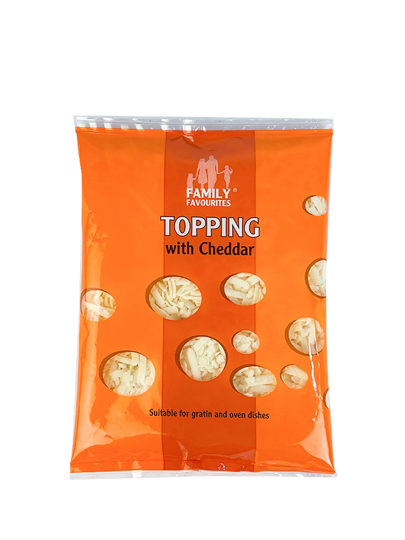 FAMILY TOPPING CHEDDAR SHREDDED 150G