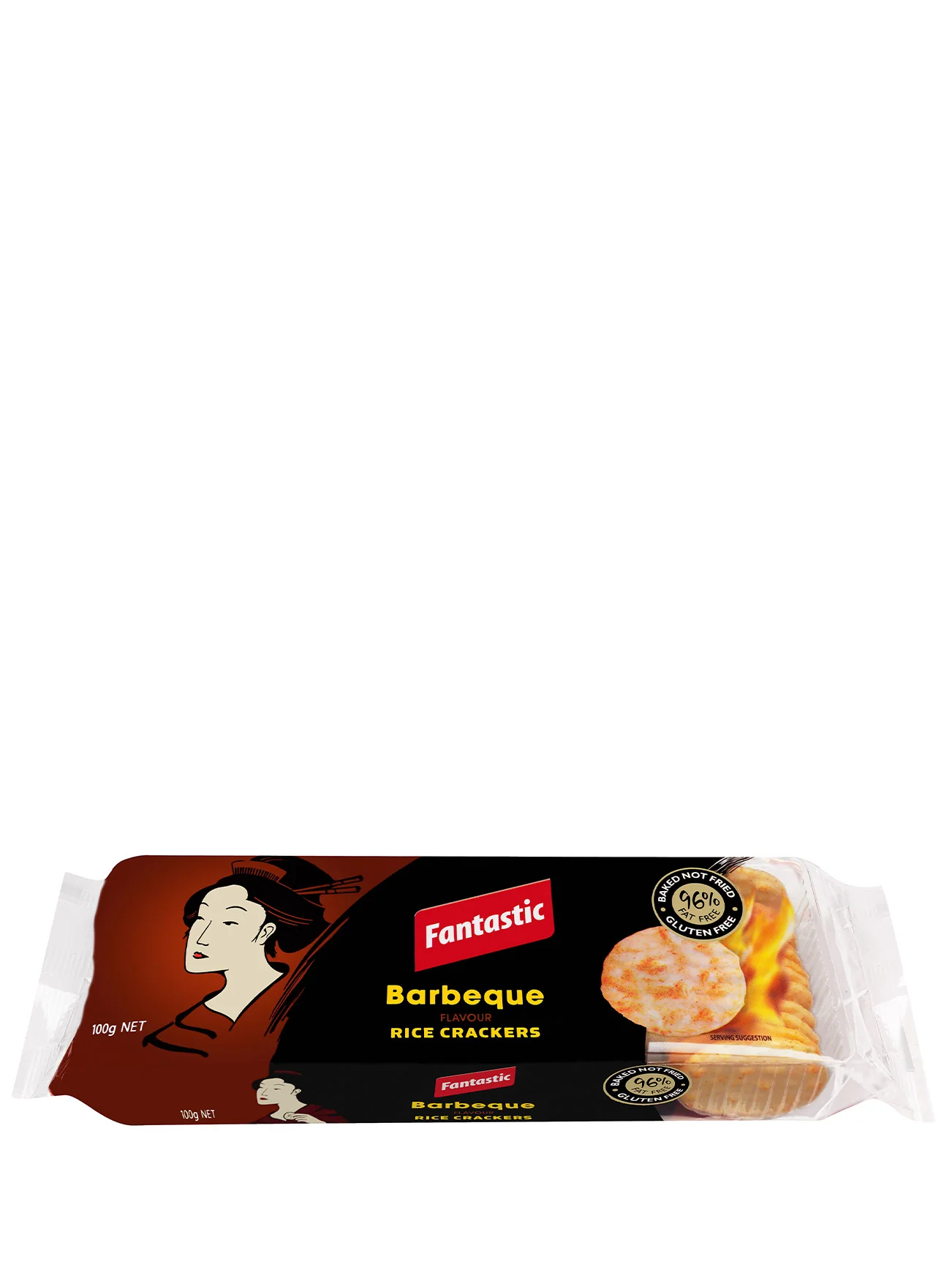 FANTASTIC RICE CRACKER BBQ 100GM - Image 2