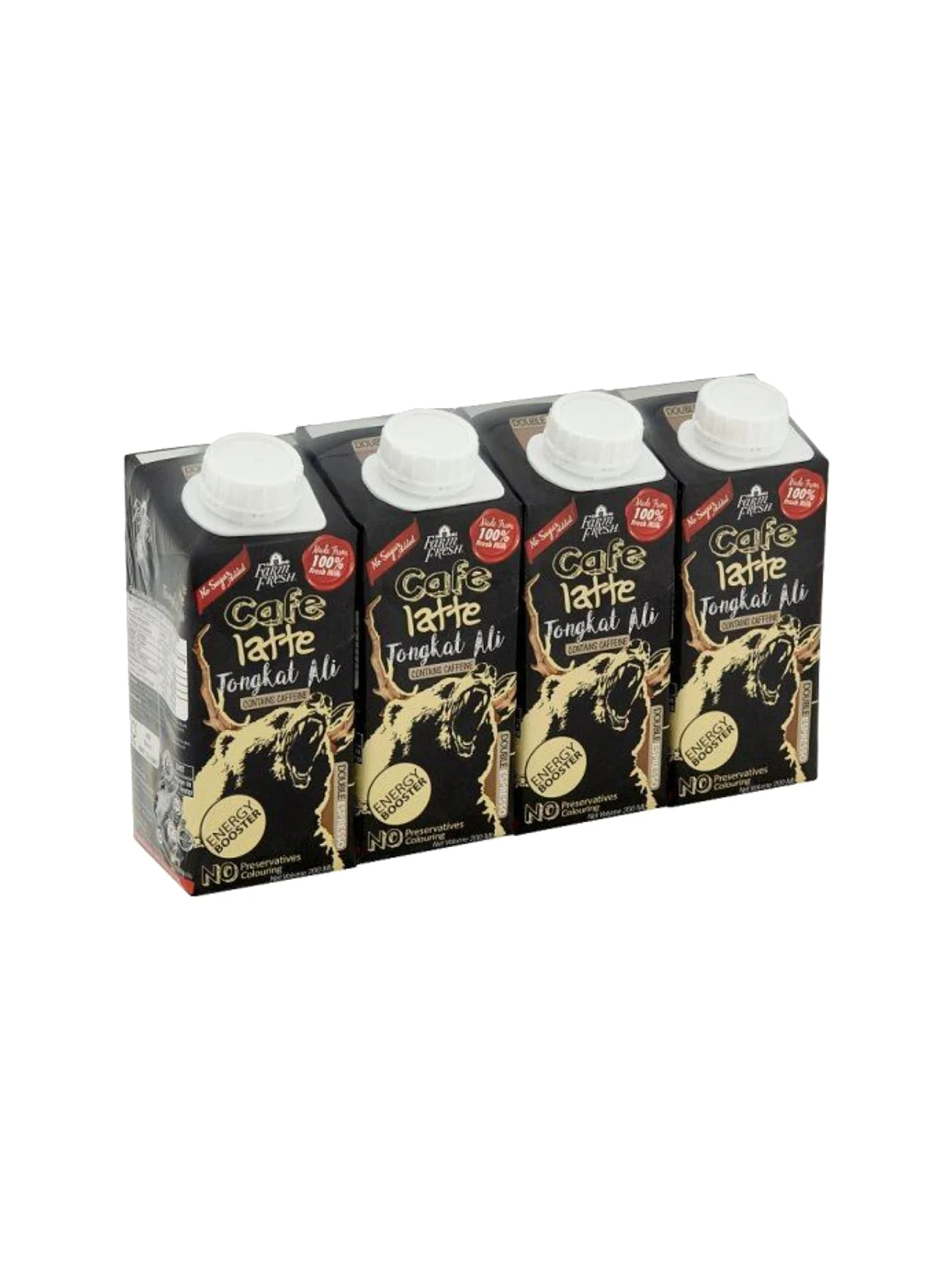 FARM FRESH CAFE LATTE TONGKAT ALI 4X200ML