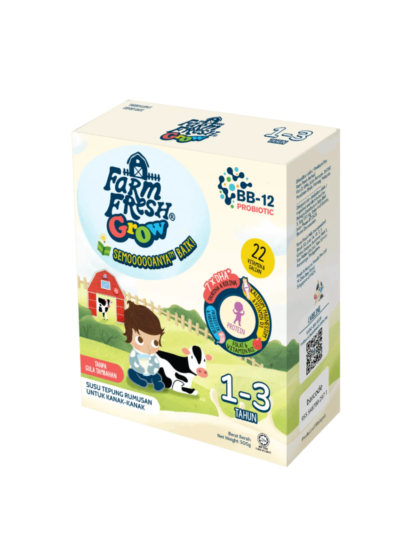 FARM FRESH GROW MILK PWD 1-3 10SX30G