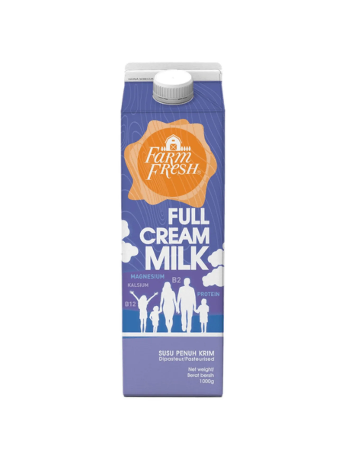FARM FRESH PASTEURIZED FULL CREAM MILK 1L