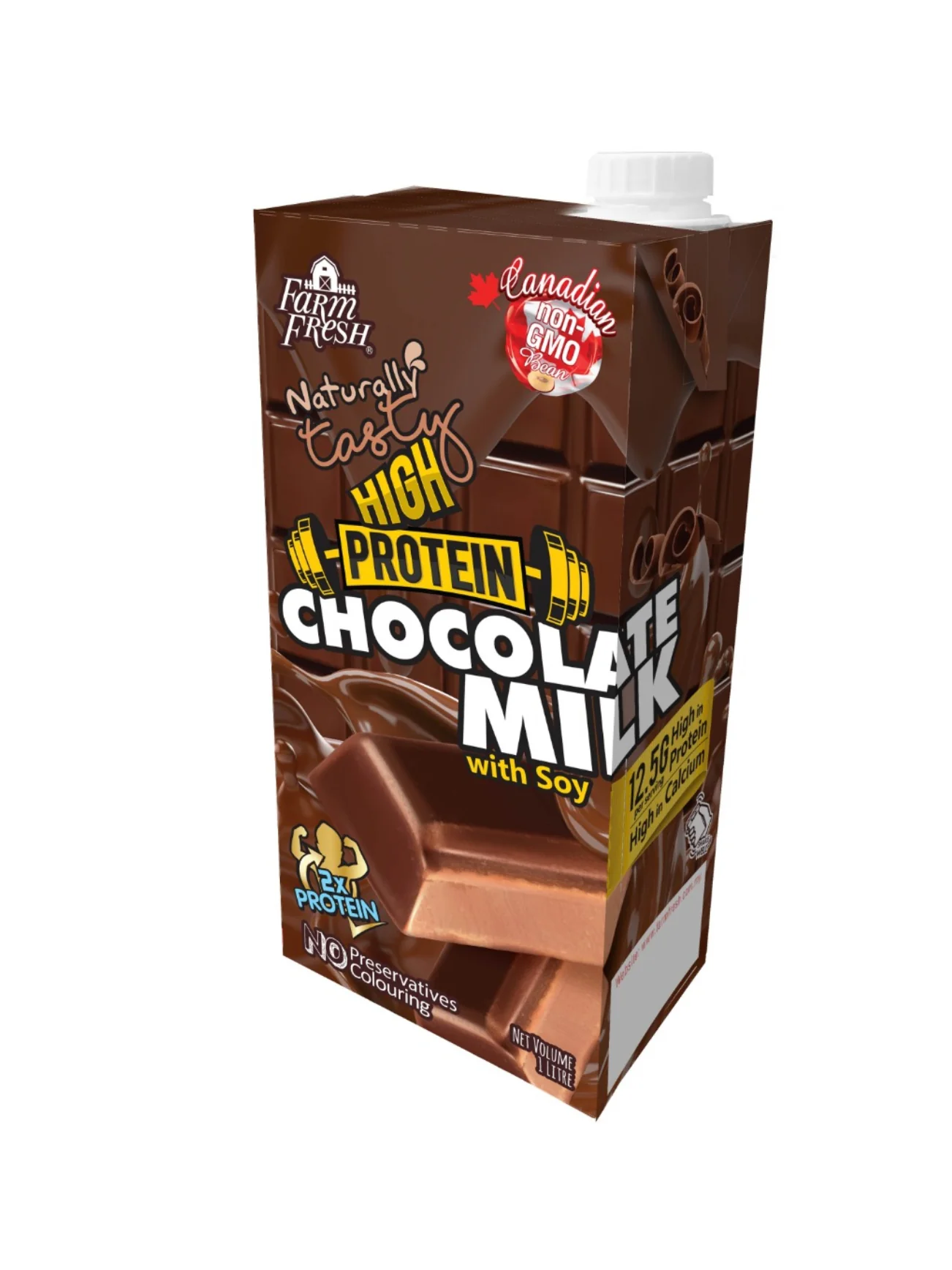 FARM FRESH SOYA MILK CHOC 1L