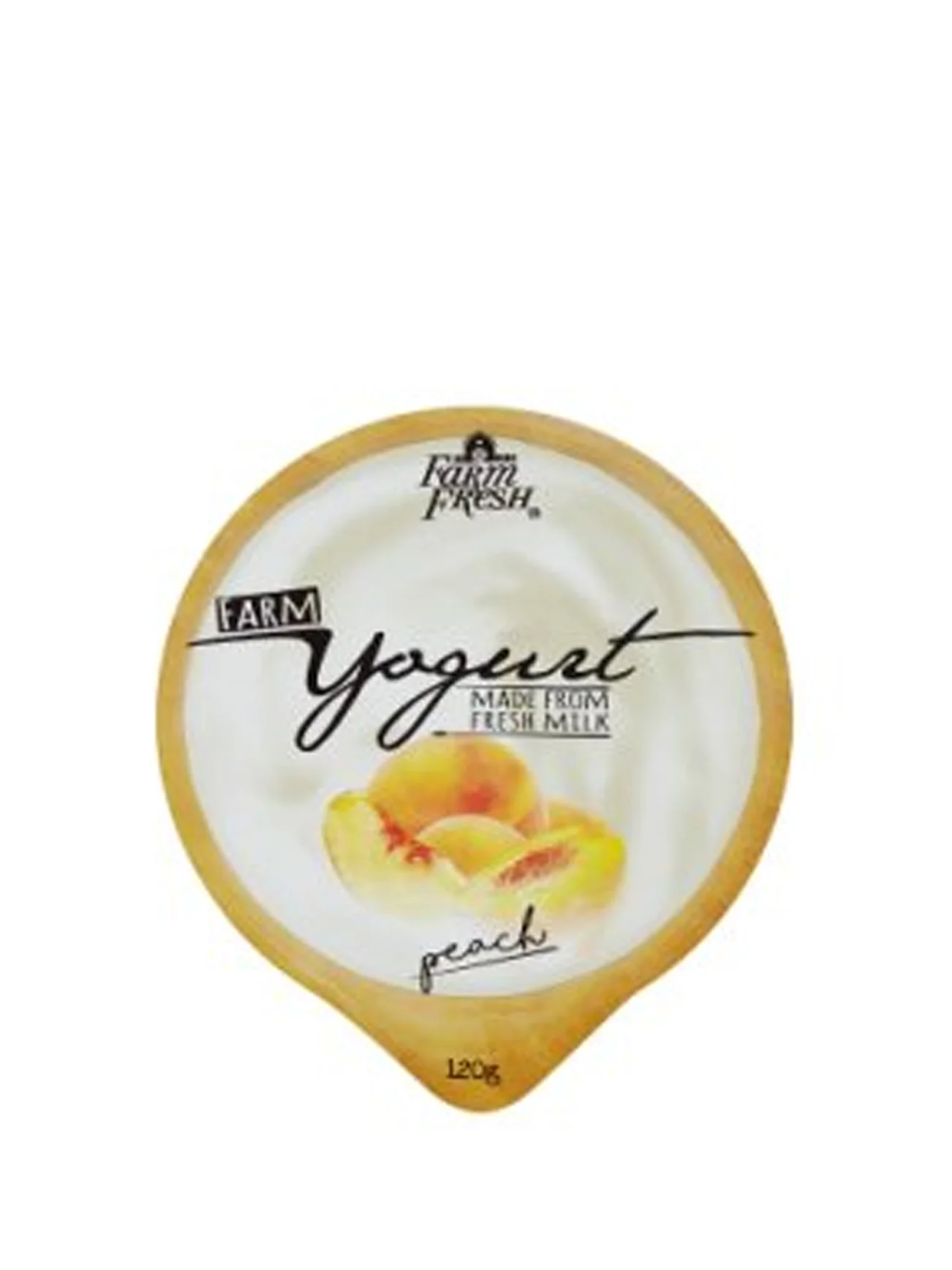 FARM YOGURT PEACH 120G