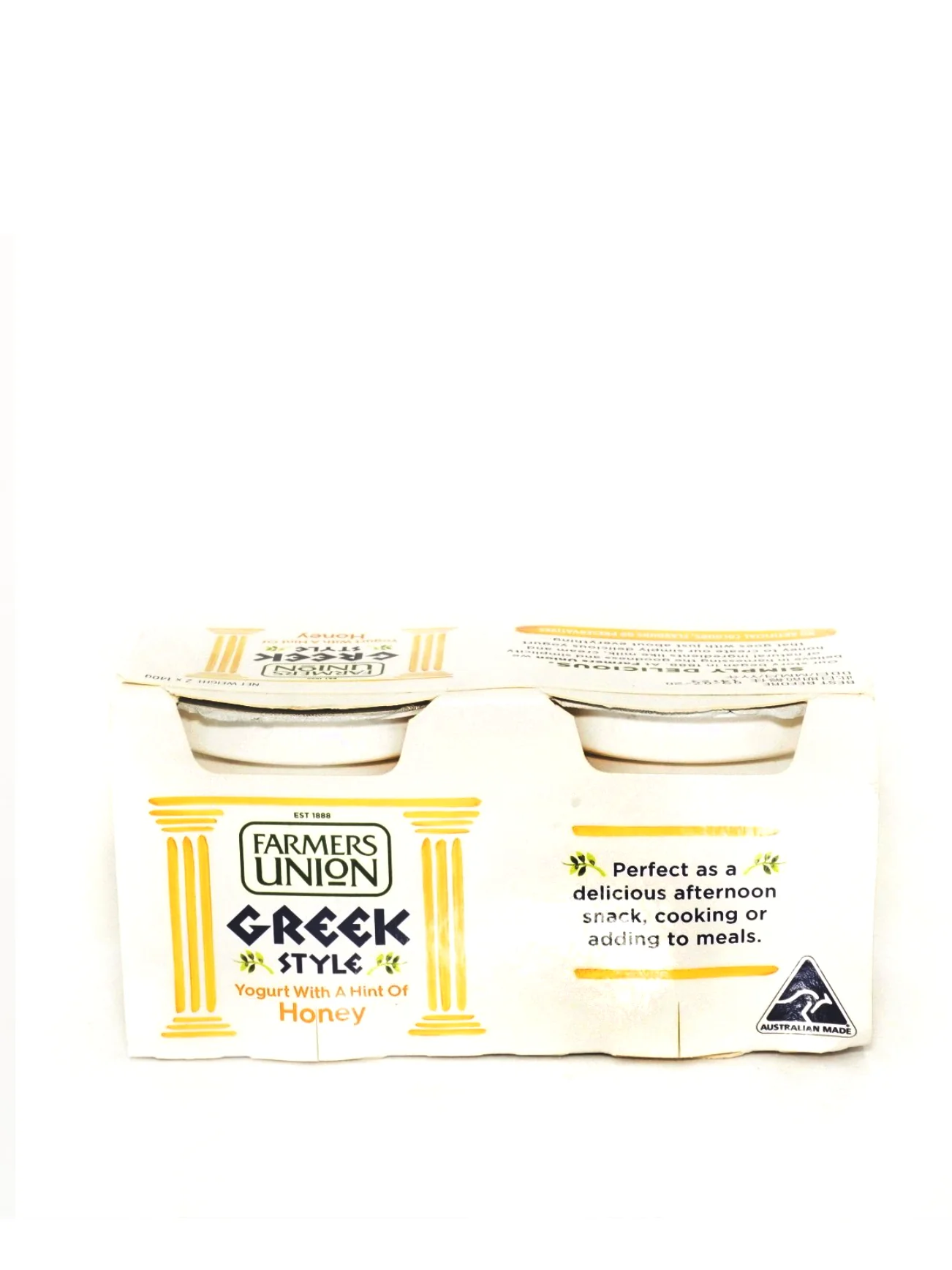 FARMERS UNION GREEK HONEY YOGURT 140G*2 - Image 2