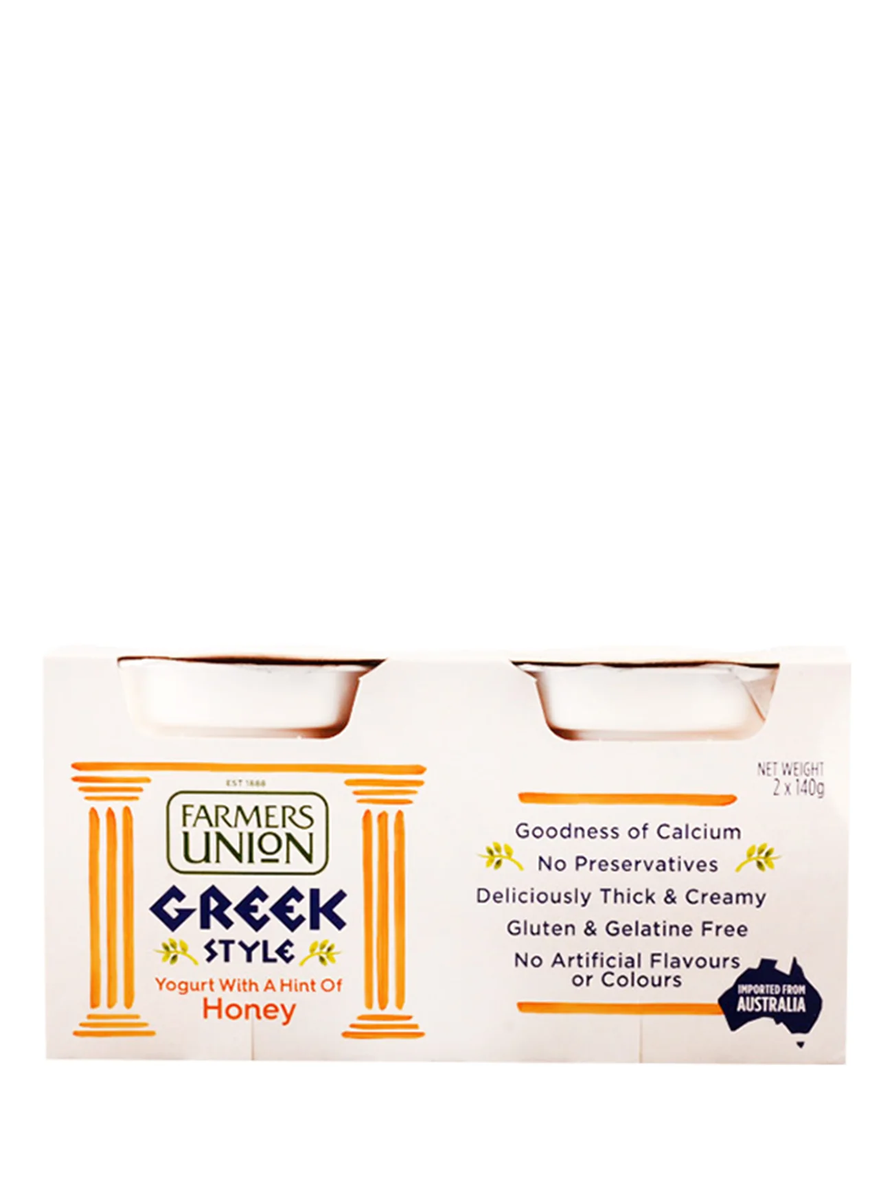 FARMERS UNION GREEK HONEY YOGURT 140G*2 - Image 3